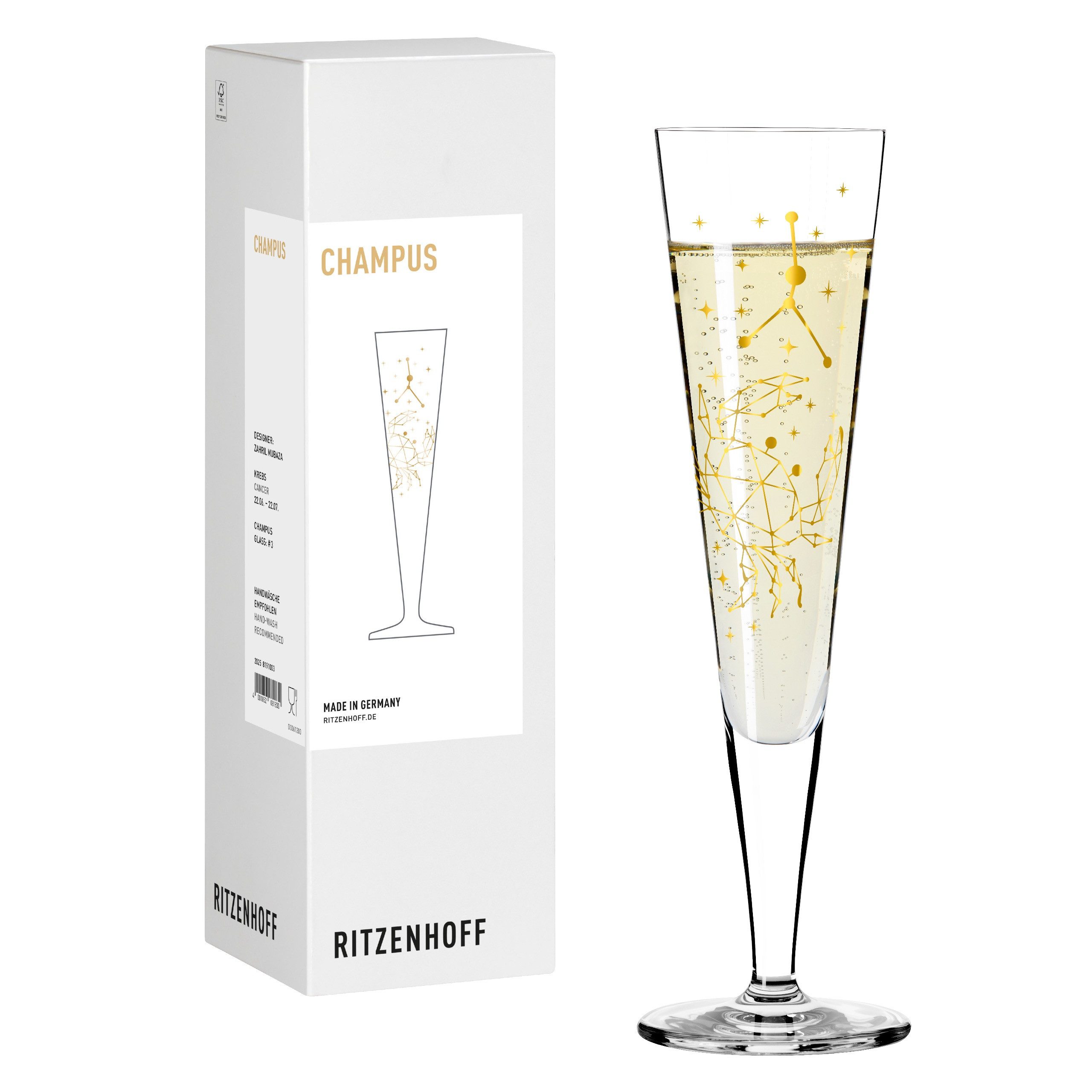Champagnerglas Astro
