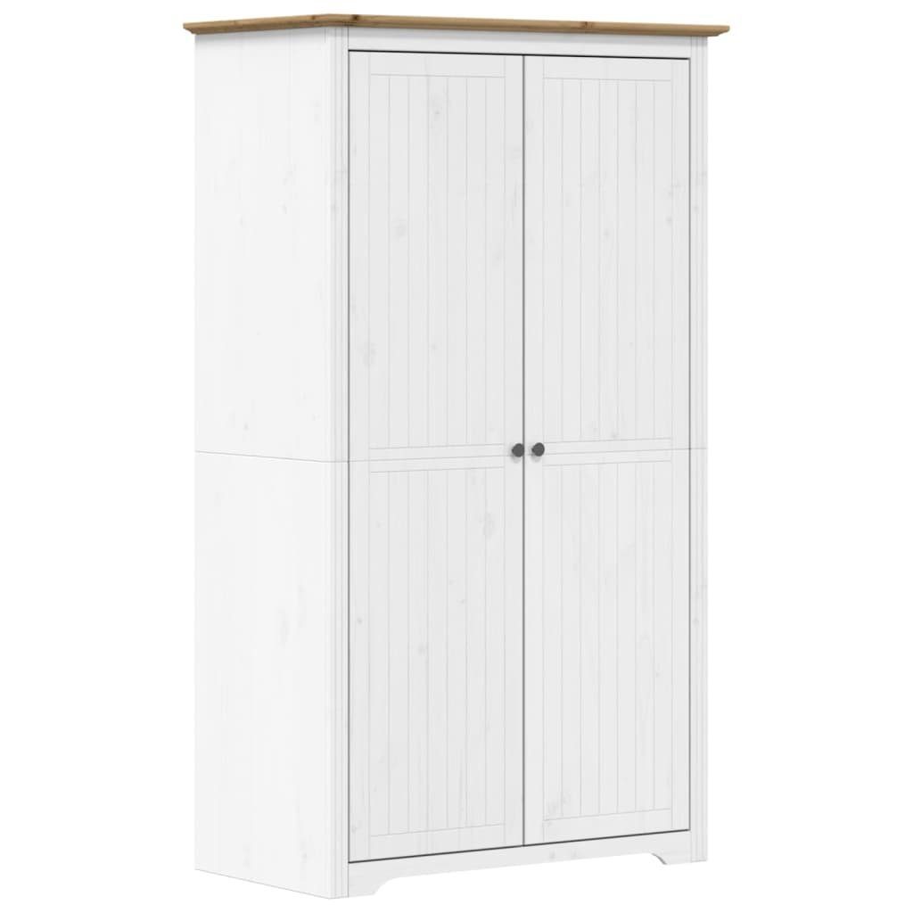 vidaXL Kleiderschrank Kleiderschrank BODO Weiß Braun 101x52x176,5 cm Kiefer günstig online kaufen