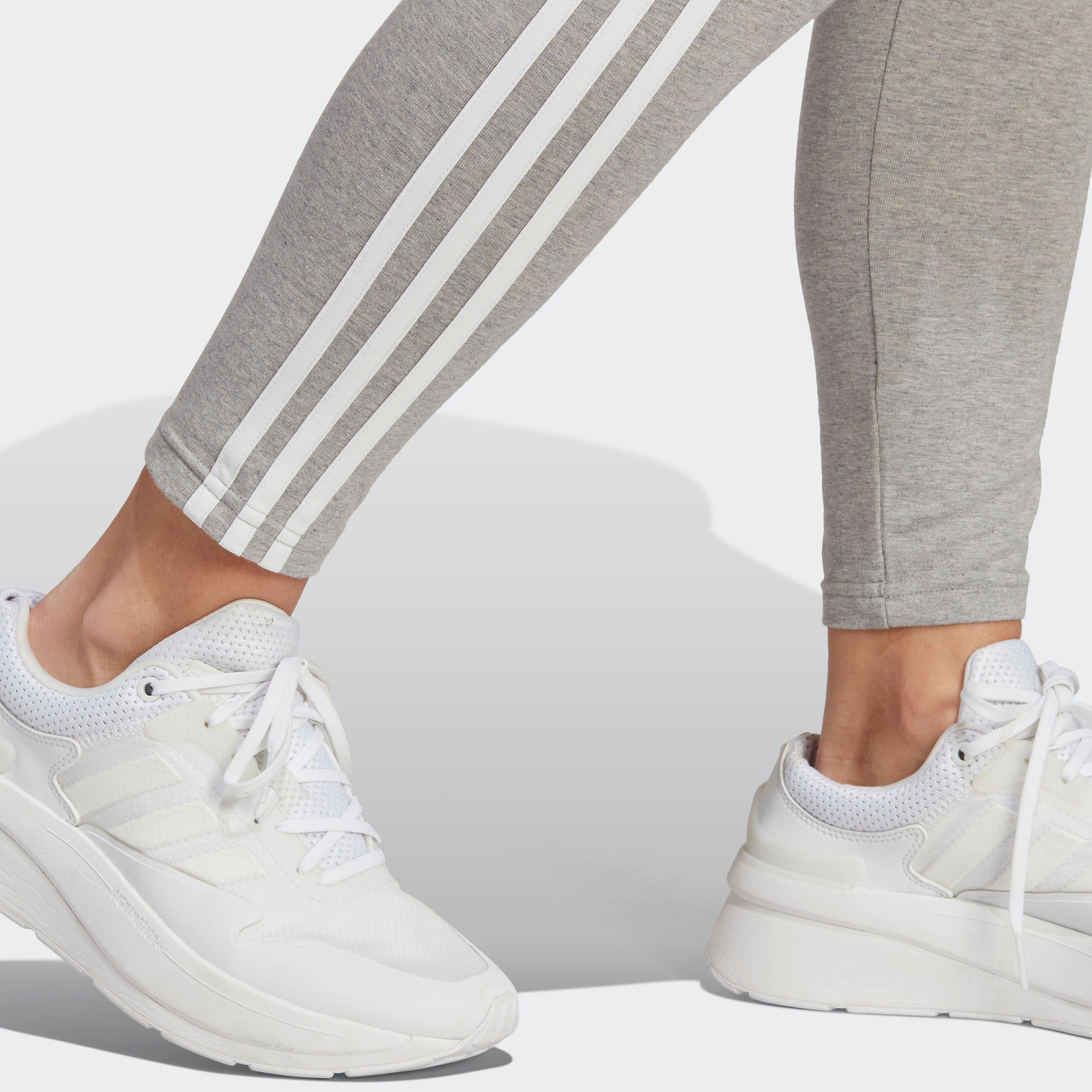 / Sportswear HW Grey LG White Leggings 3S (1-tlg) W adidas Heather Medium