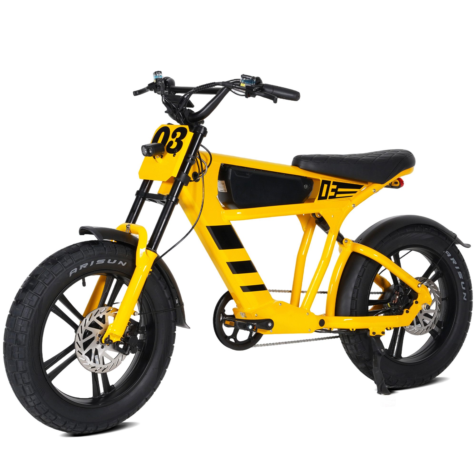 Vankel Cityrad FT03 Damen Herren 20x4,0'' Citybike, 873WH Pedelec, 48V, max.120km, Kettenschaltung, Heckmotor, 873 Wh, 48V 250W E-Bike 120km Reichweite 873WH 20x4,0