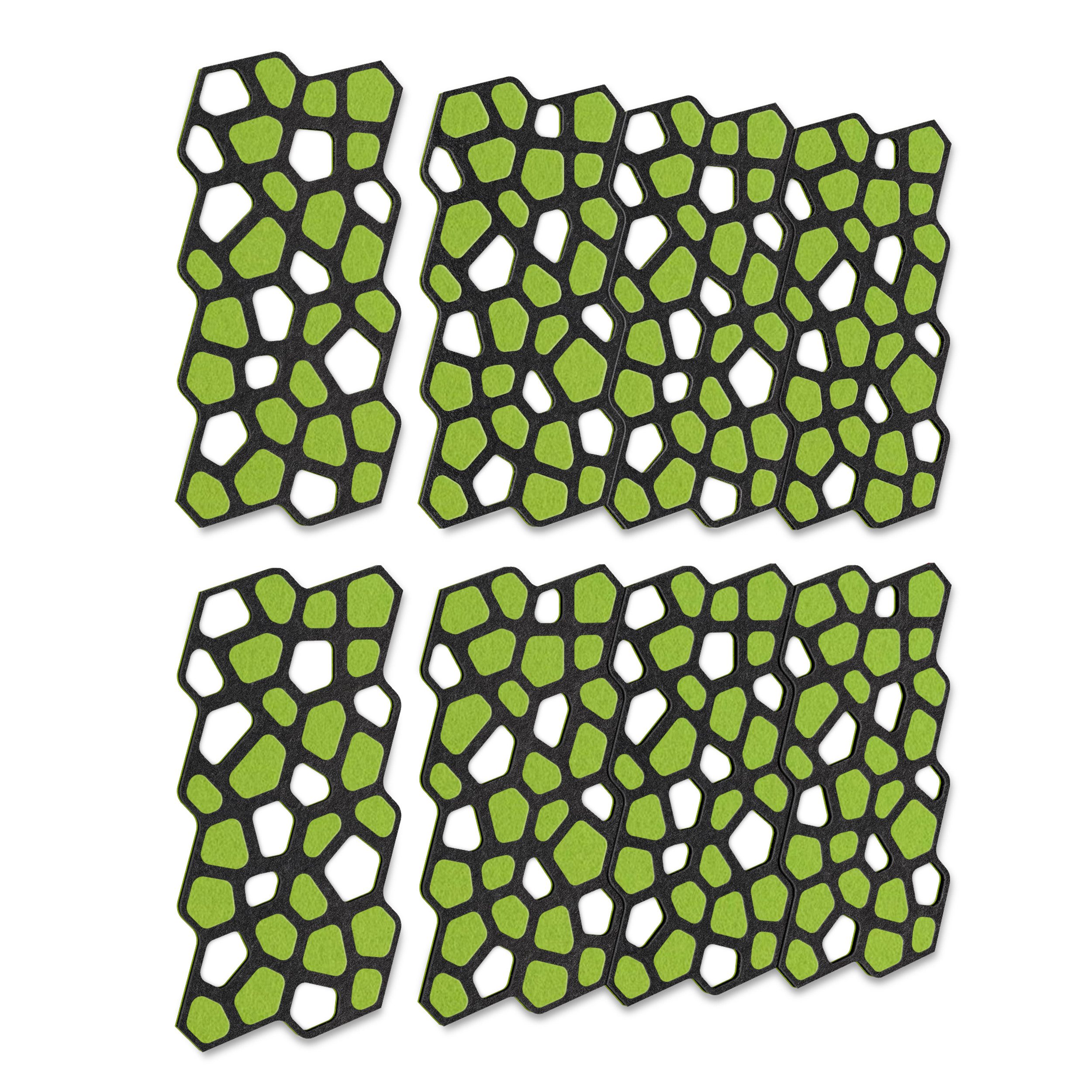 platino24 Akustikplatte platino24 „NAIROBI“ 8er-Set Akustik-Objekt