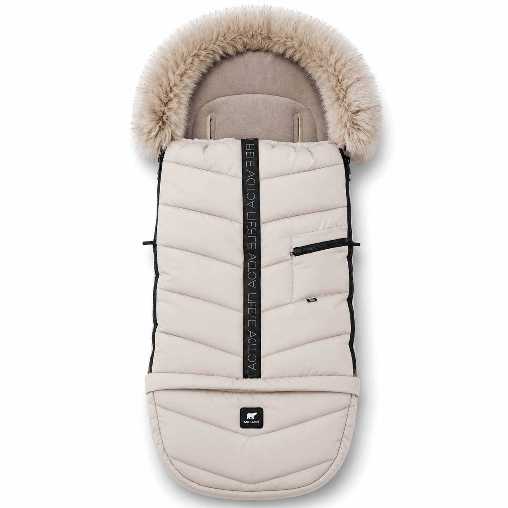 Knirpsenland Fußsack Winterfußsack Kinderwagen EVEREST Wasserabweisend Warm gefüttert, Thermoregulierendes Polar-Fleece-Innenfutter