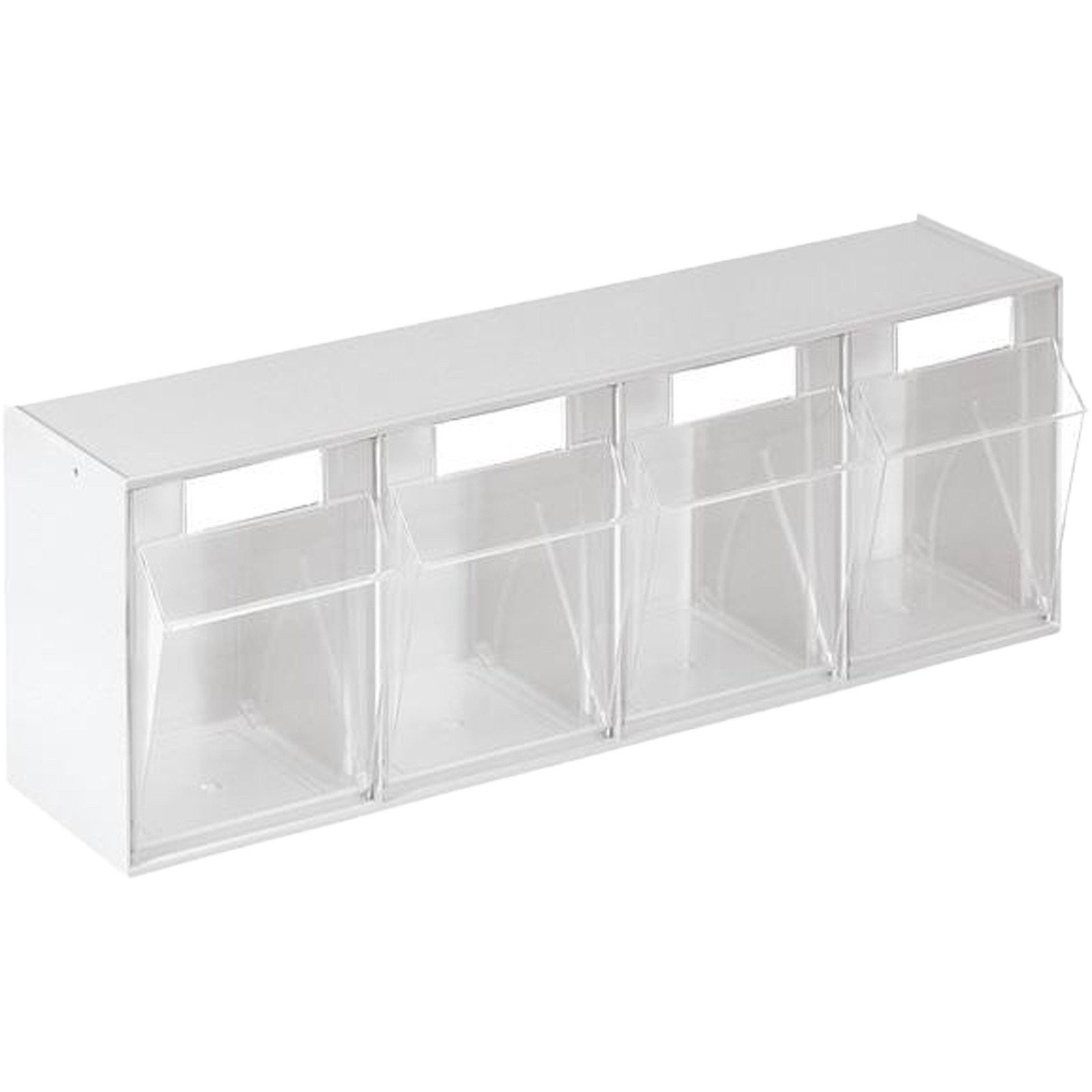 Lockweiler Aufbewahrungsbox Lockweiler Klarsichtmagazin H 207 x B 600 x T 172 mm weiß - 15004...
