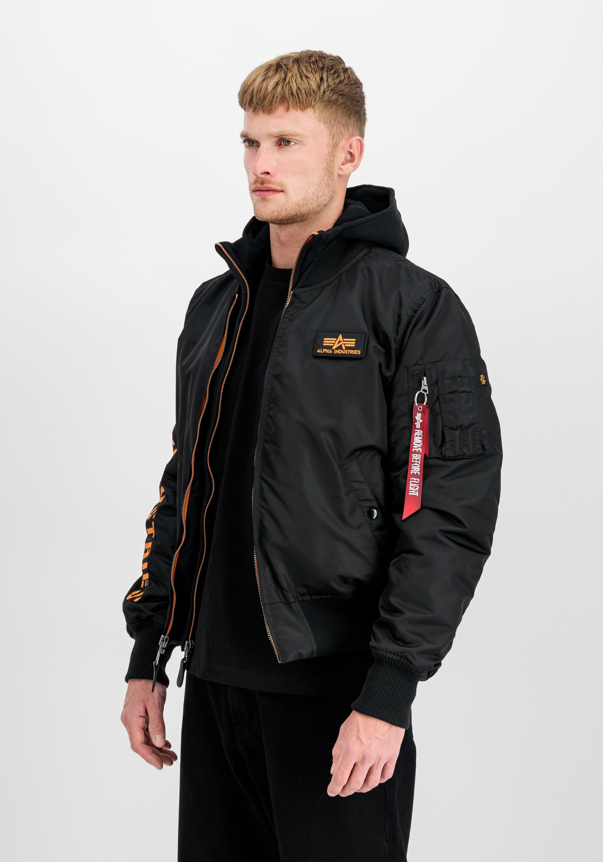 Alpha Industries Bomberjacke MA-1 D-Tec Sleeve Embroidery