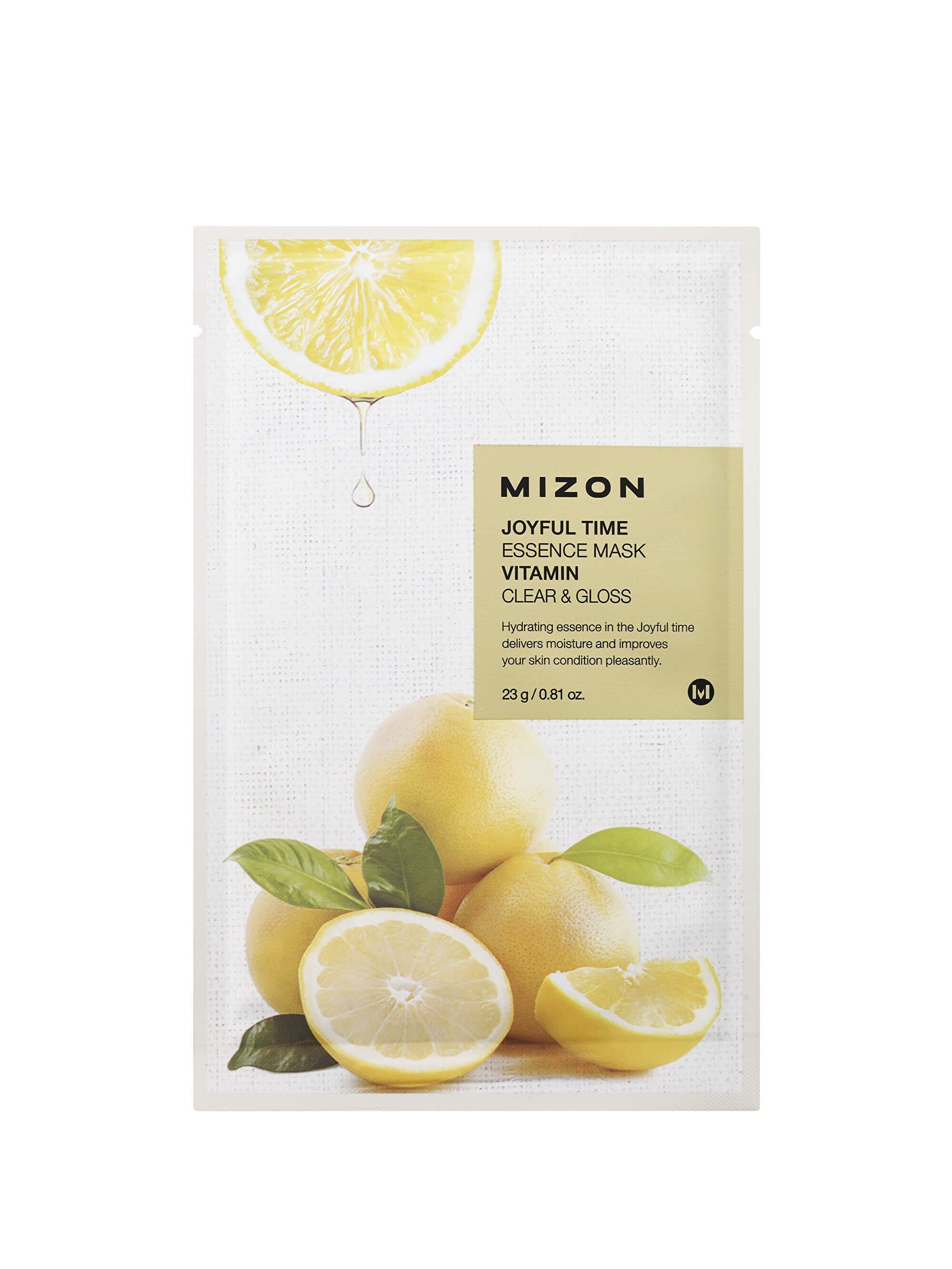 Mizon Gesichtsmaske 3D-Gesichtsmaske mit Vitamin C für Brillanz und Vitalität Joyful Time