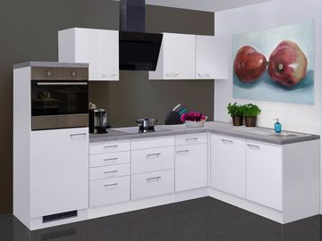 Flex-Well Küchenzeile Kopenhagen, wahlweise mit E-Geräten, Gesamtbreite 280 x 170 cm