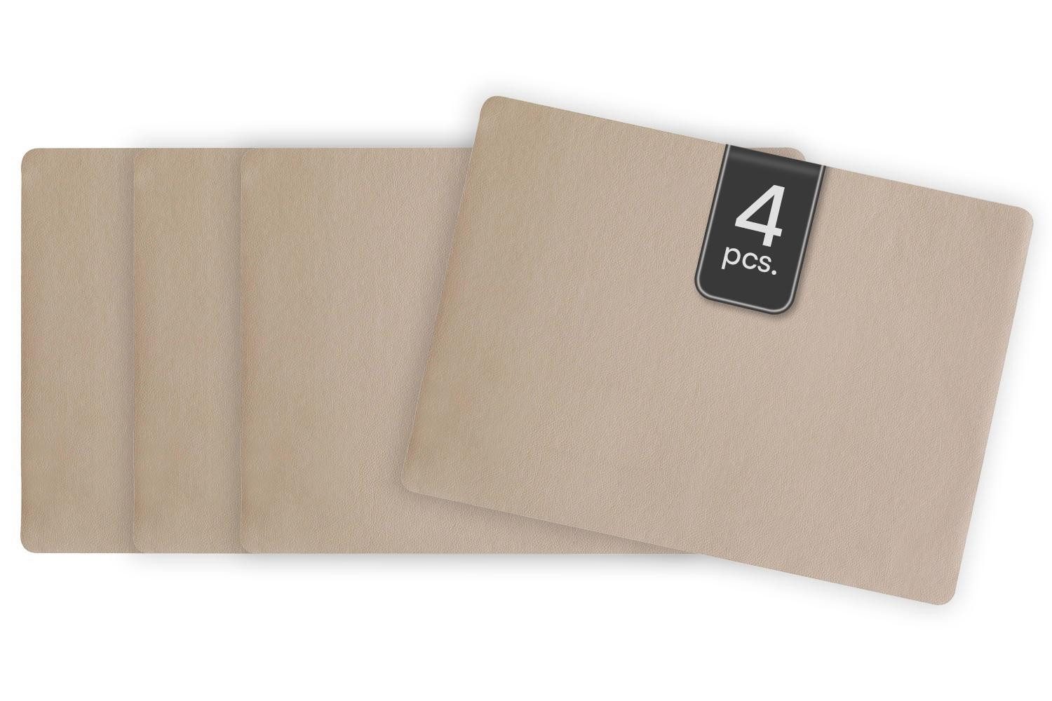 ASA SELECTION Platzset COUNTRY, Tisch-Set, Beige, B 33 cm, (4-St)