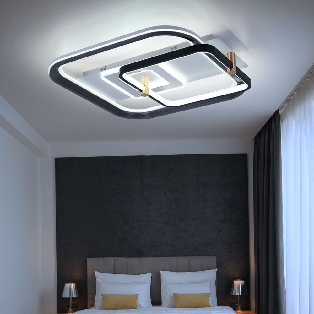 LED-Leuchtmittel Fernbedienung Dimmbar LED fest Warmweiß, schwarz verbaut, Globo Kaltweiß, LED Tageslichtweiß, Deckenleuchte Neutralweiß, Wohnzimmerleuchte Deckenleuchte,