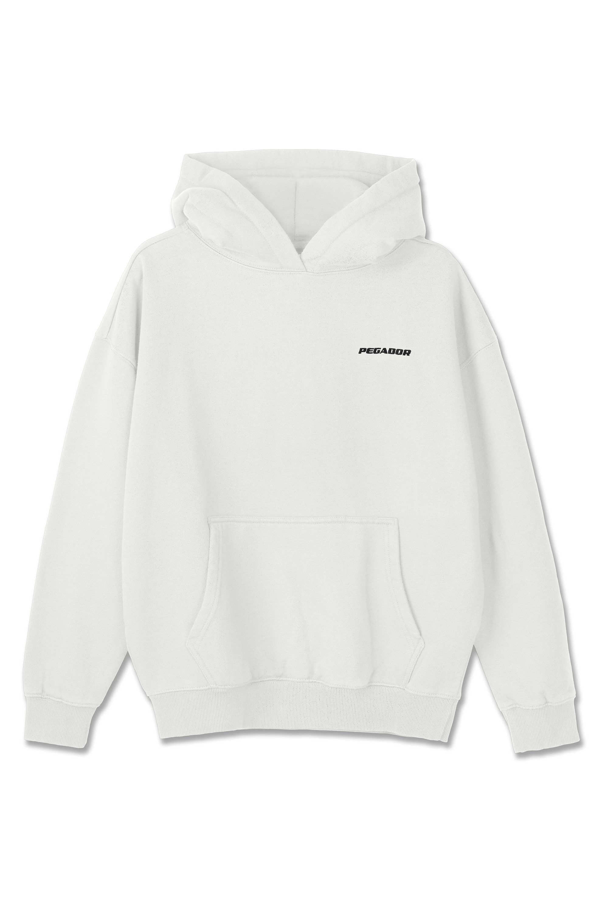 PEGADOR Kapuzensweatshirt Logo Oversized Hoodie Baumwollmischung, oversize