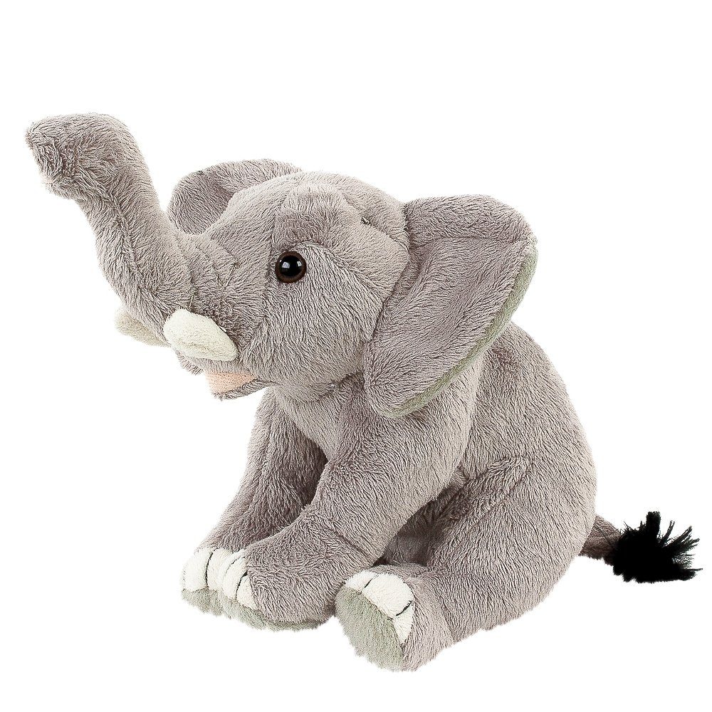 Teddys Rothenburg Kuscheltier Uni-Toys Plüschtier Elefant 20 cm sitzend grau