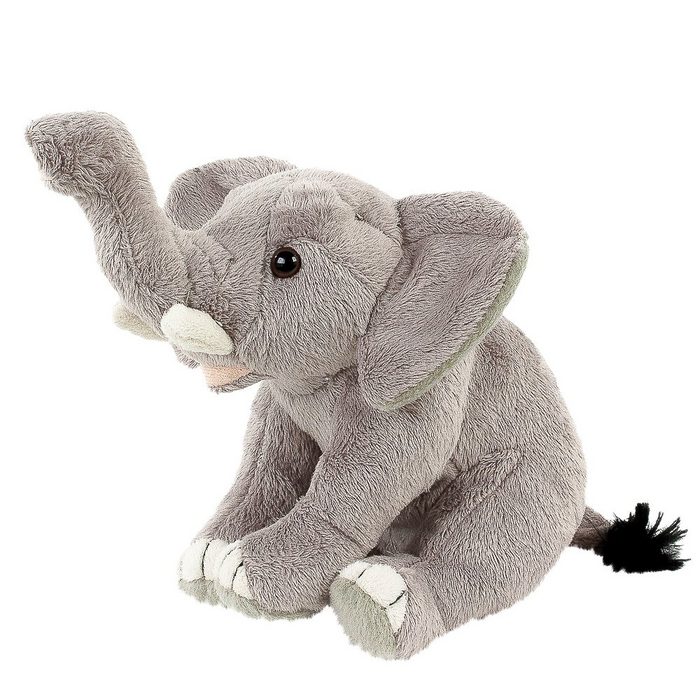Teddys Rothenburg Kuscheltier Uni-Toys Plüschtier Elefant 20 cm sitzend grau