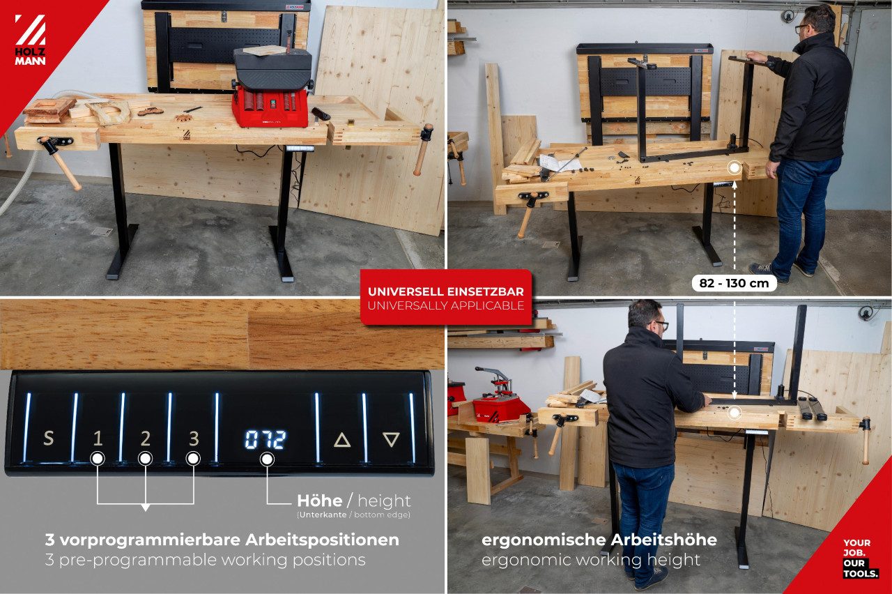 Holzmann Hobelbank Holzmann Hobelbank höhenverstellbar