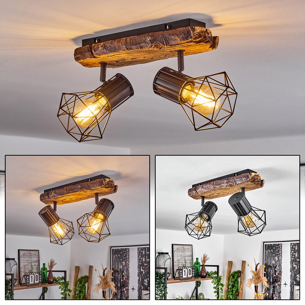 hofstein Deckenleuchte »Pomari« Deckenlampe aus Metall günstig online kaufen