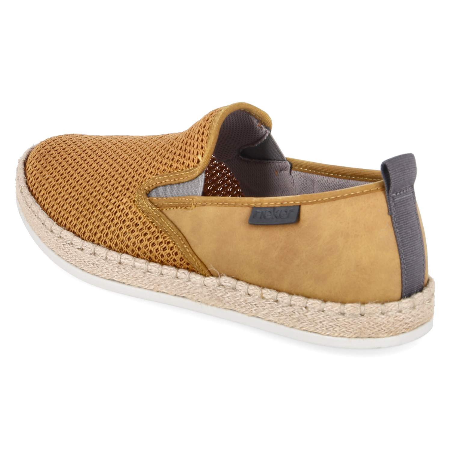 Rieker Rieker B2661-68 Herren Leder & Textil yellow Slipper