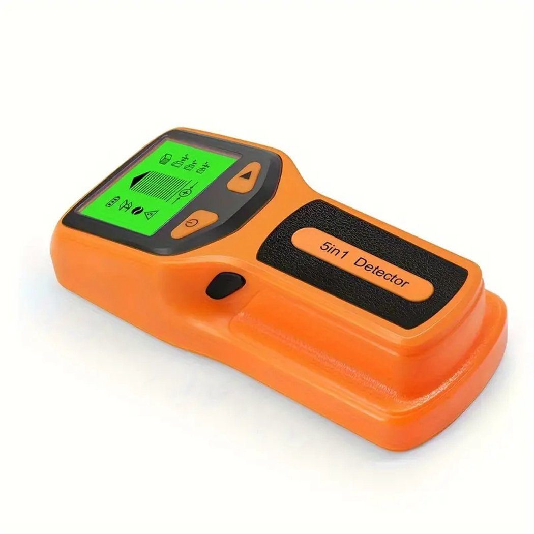 TUABUR Metalldetektor Wandscanner, 5-in-1-Metalldetektor, Wandmetalldetektor orange Farbe
