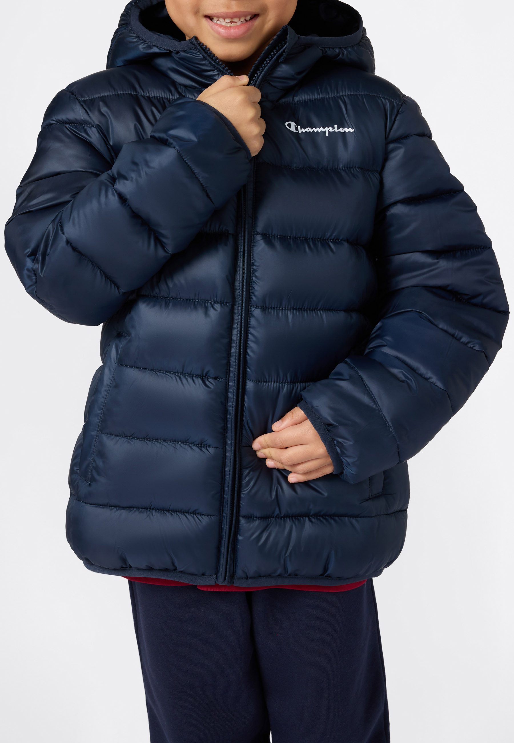 Champion Steppjacke SPORTWEAR JACKET Standard Fit mit verstellbarer Kapuze, Standard Fit – Bild 5 von 5