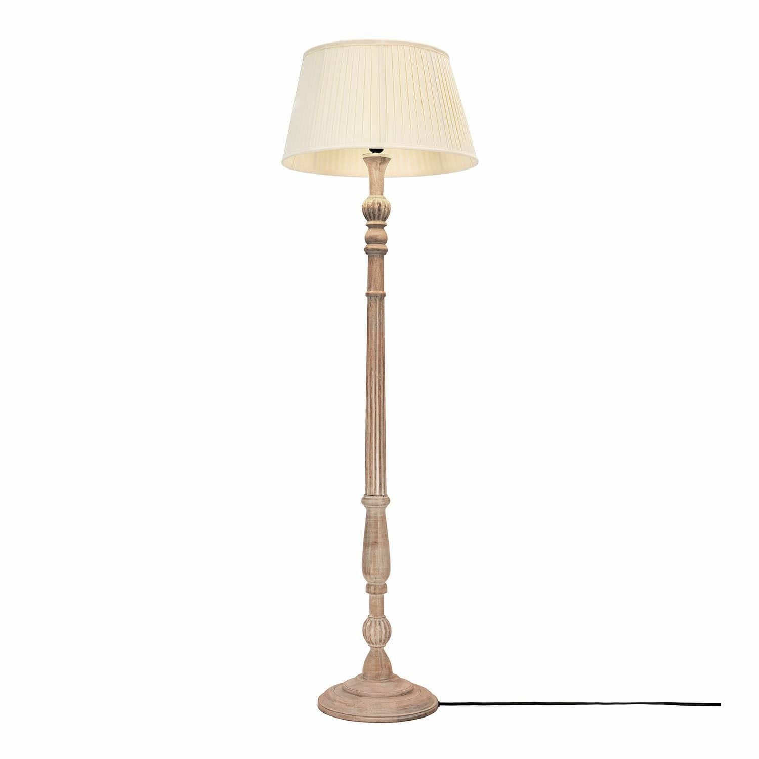 Mirabeau Stehlampe Stehlampe Morten antikbraun/creme günstig online kaufen