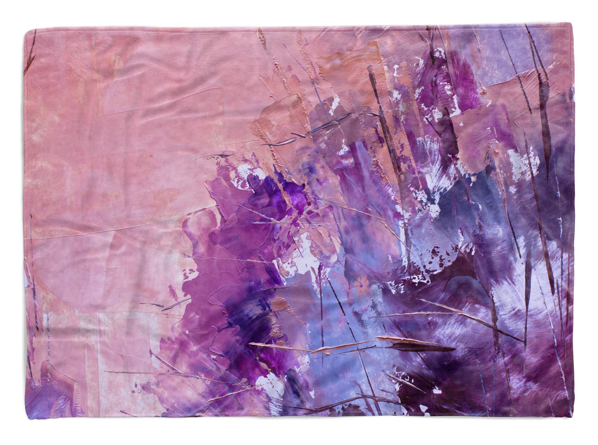 Sinus Art Handtücher Handtuch Strandhandtuch Saunatuch Kuscheldecke mit Fotomotiv Farbe Abstrakt Kunstvoll, Baumwolle-Polyester-Mix (1-St), Handtuch