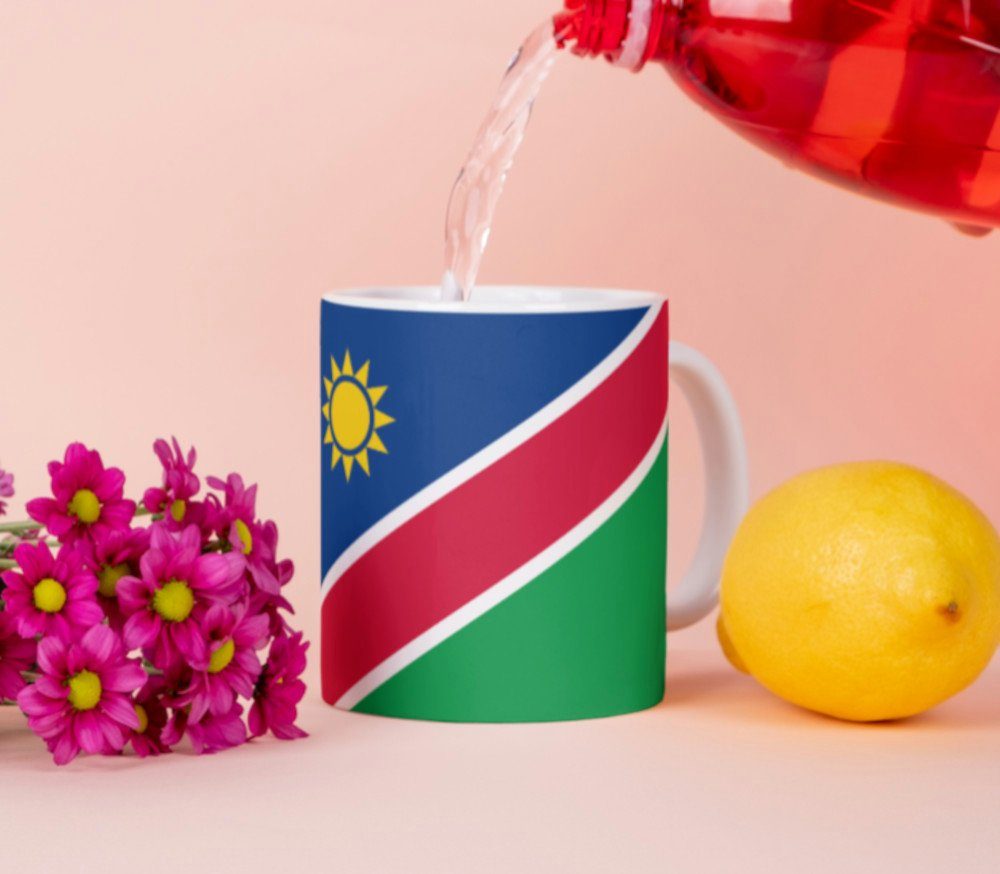 Tinisu Tasse Namibia Tasse Flagge Pot Afrika Kaffeetasse National Becher Kaffee Cup | Tassen