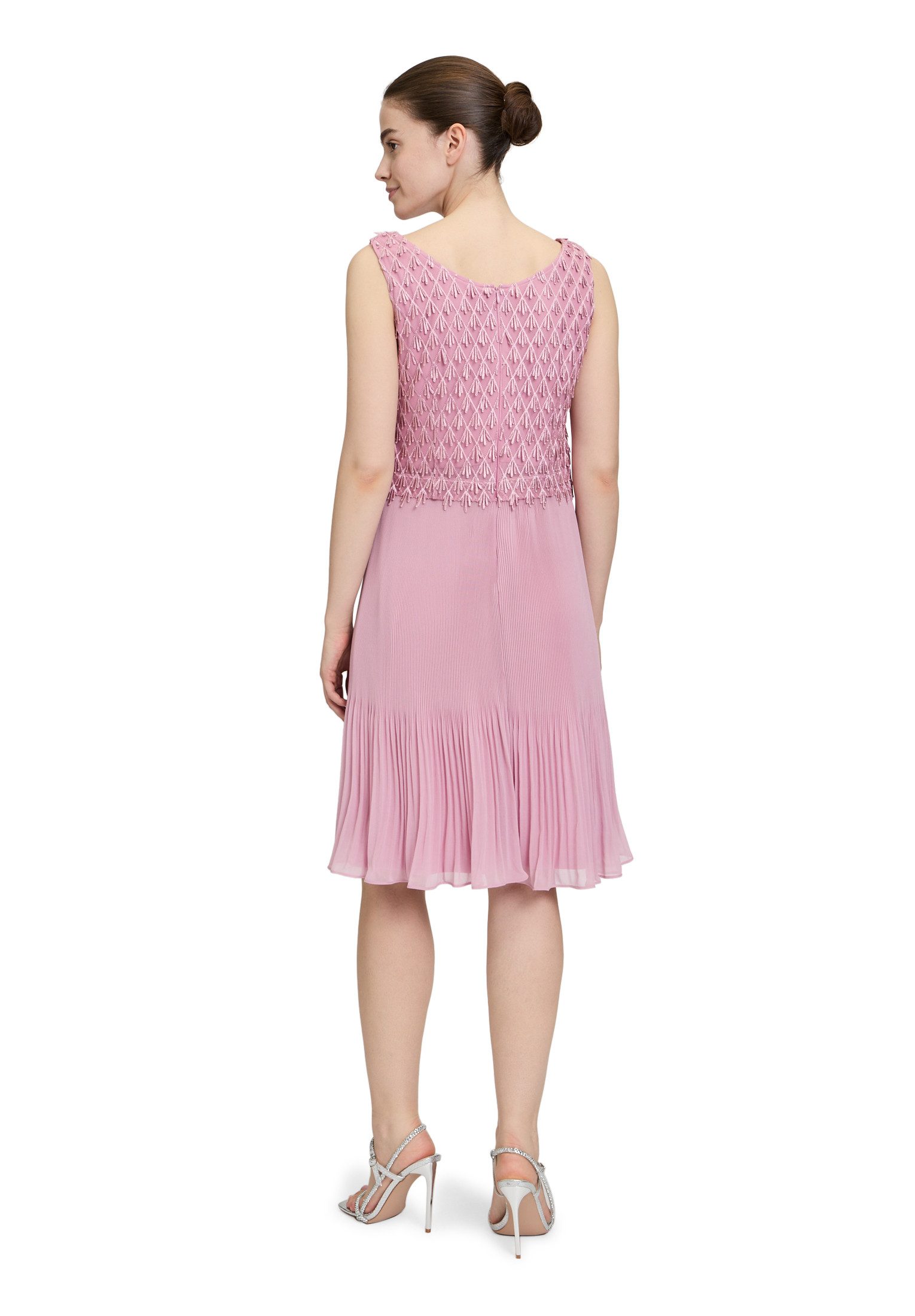 Vera Mont Cocktailkleid Damen mit Plissee Fransen