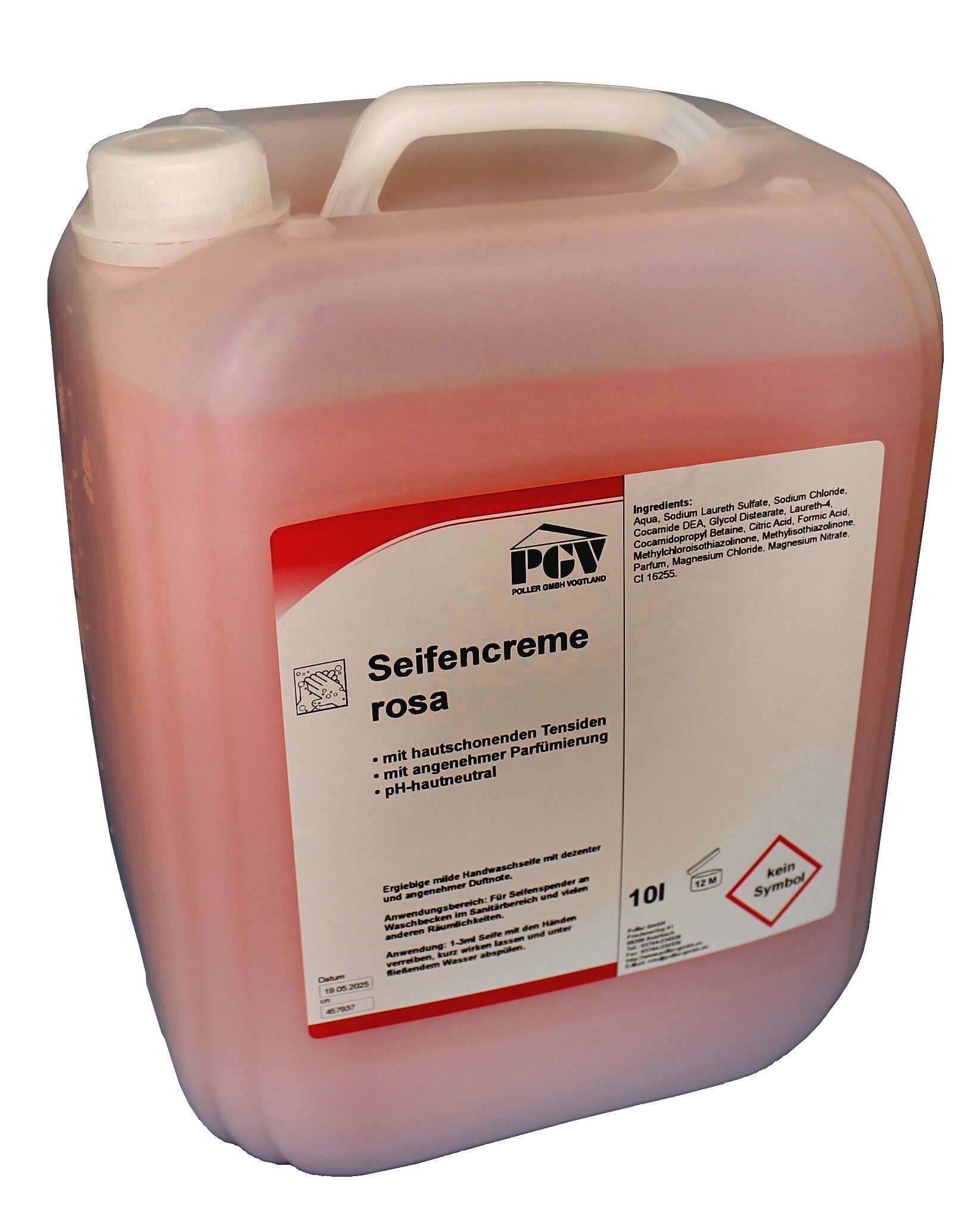 Flüssigseife Мылоcreme ROSA, 10 Liter, verschiedene Mengen, 1-tlg.