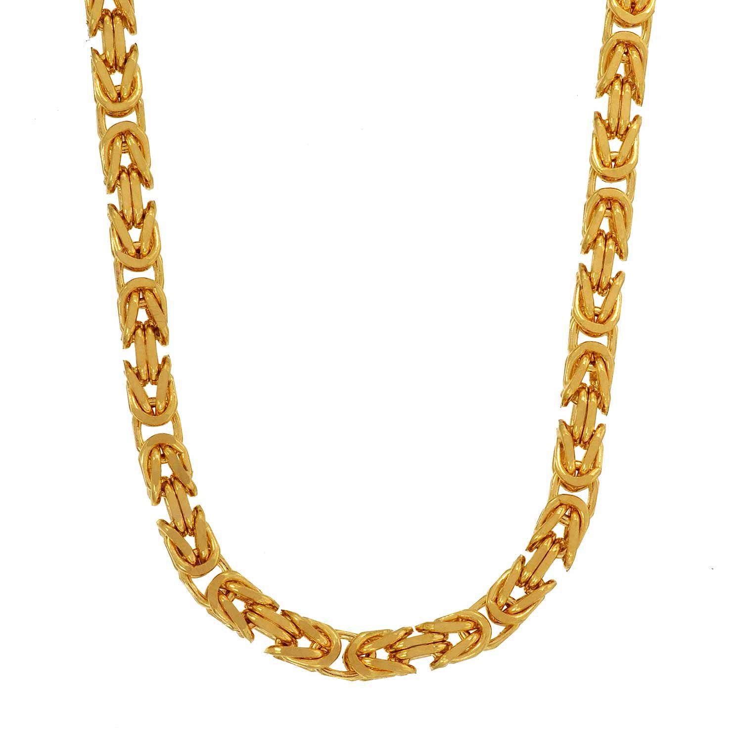 Halskette g HOPLO 585 Germany massiv hochwertige Gold Königskette Goldkette (inkl. cm 14 mm Karat 55 Made - Schmuckbox), 30 in 2,8 Gold Königskette