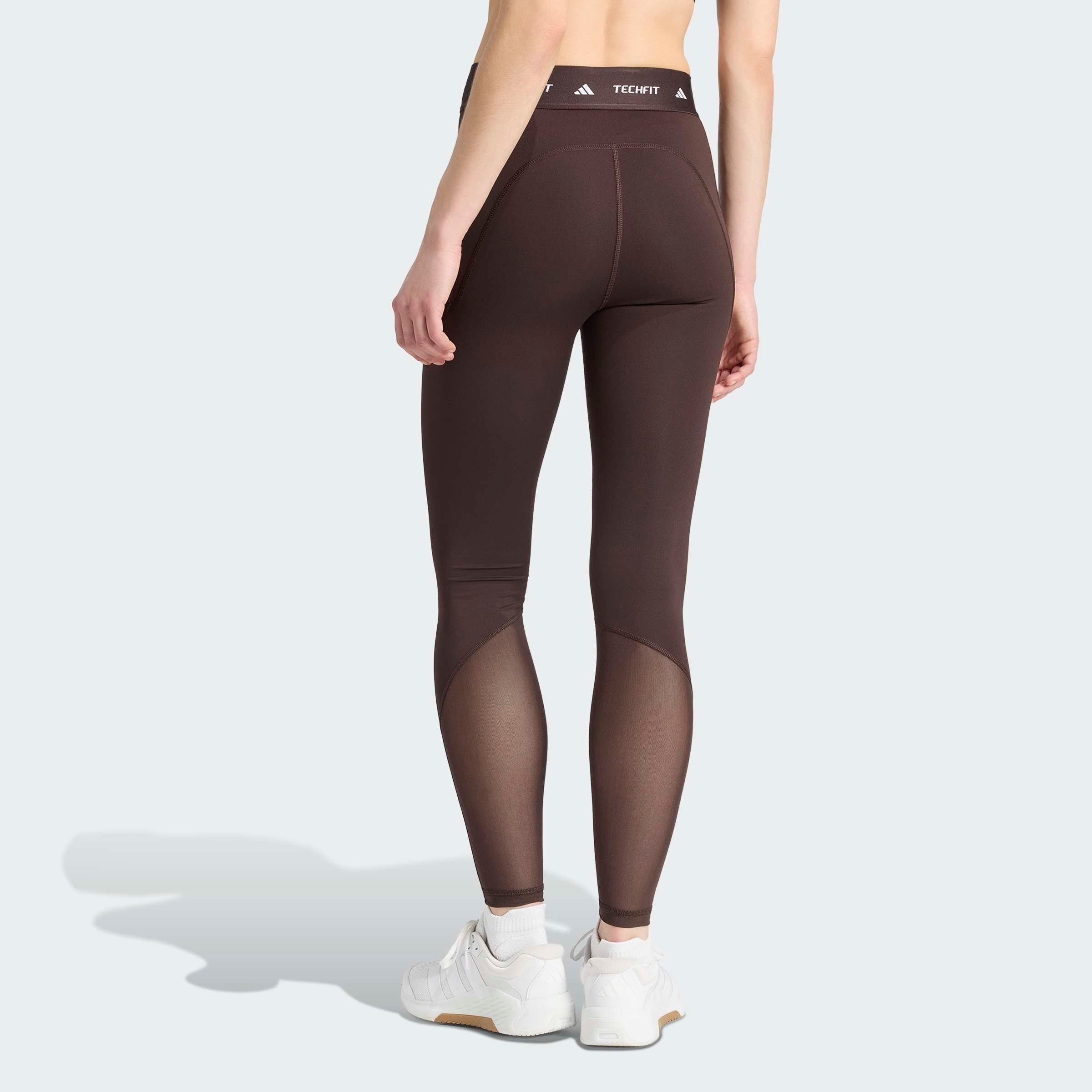 adidas Performance Trainingstights TECHFIT STASH POCKET FULL-LENGTH LEGGINGS sportlicher Stil, für Workout, aus Polyester und Elasthan