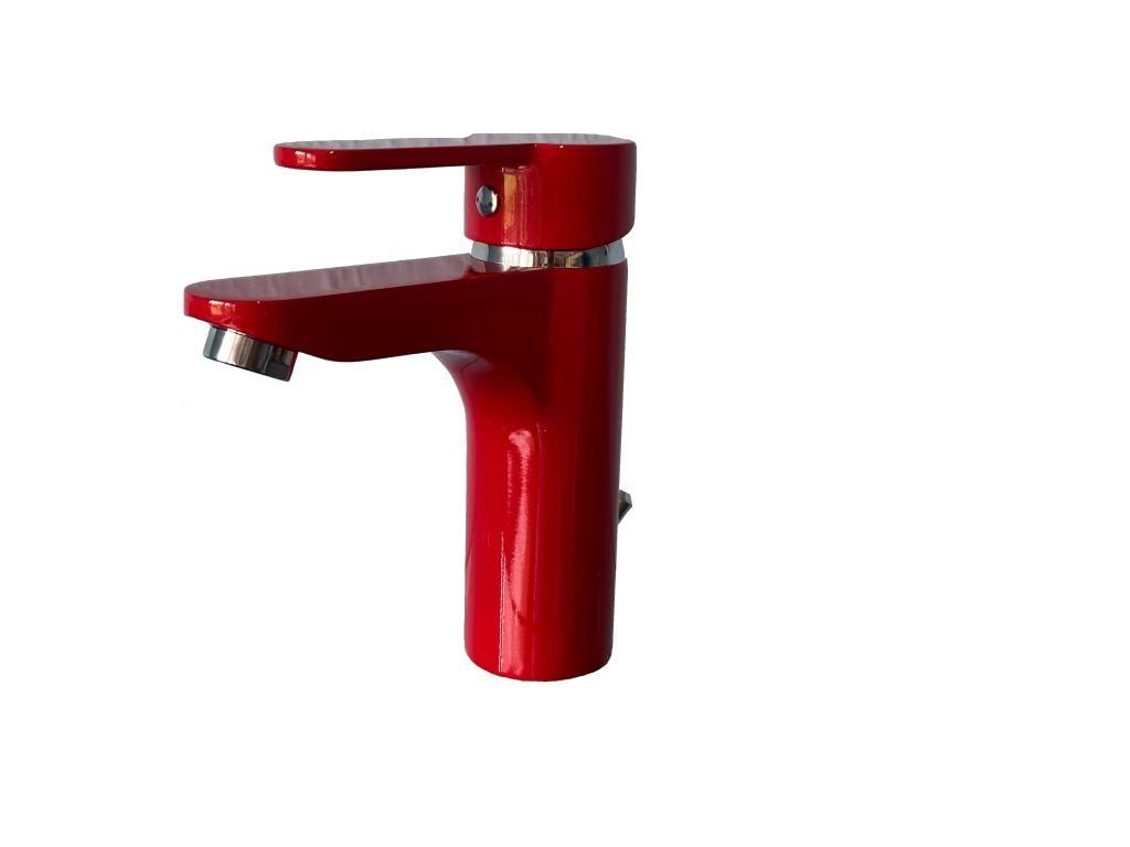 lackiert Madrid Rot yourself WAGNER Messing Waschbecken XL design Waschtischarmatur Waschtischarmatur Armatur