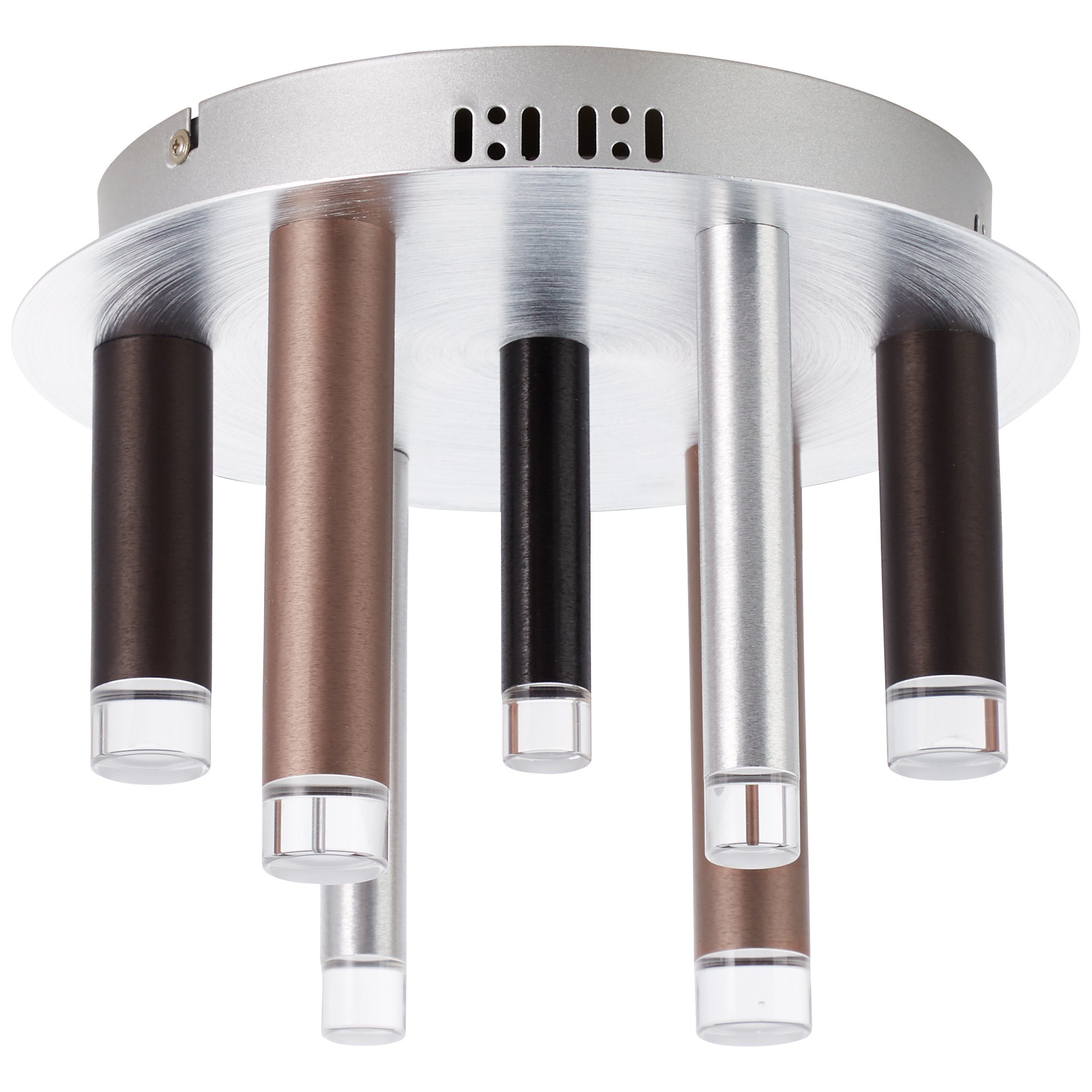 Lightbox LED cm 22 Deckenlampe, 2900 30 Höhe, Stufen Deckenleuchte, fest lm Dimmer, LED Ø W, integriert, LED warmweiß, 30 3 Dimmfunktion, cm
