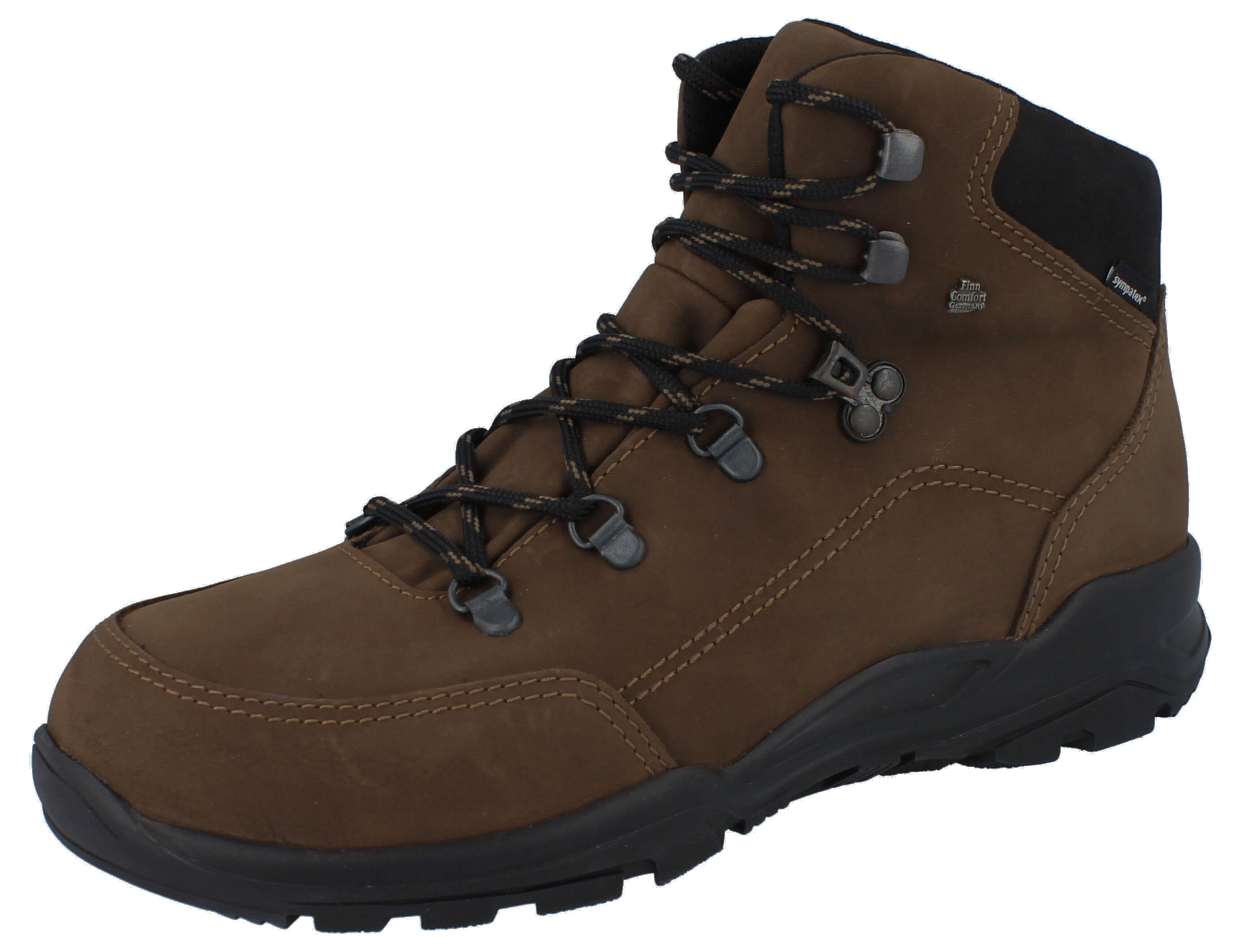 Finn Comfort FINN COMFORT Tibet Damen Herren Wanderstiefel braun Nubukleder Wanderschuh Wasserdicht