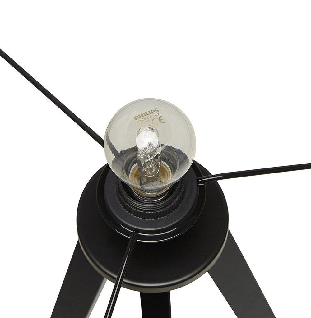 TRIVET Design Stehlampe Kokoon Schwarz/Tiefschwarz
