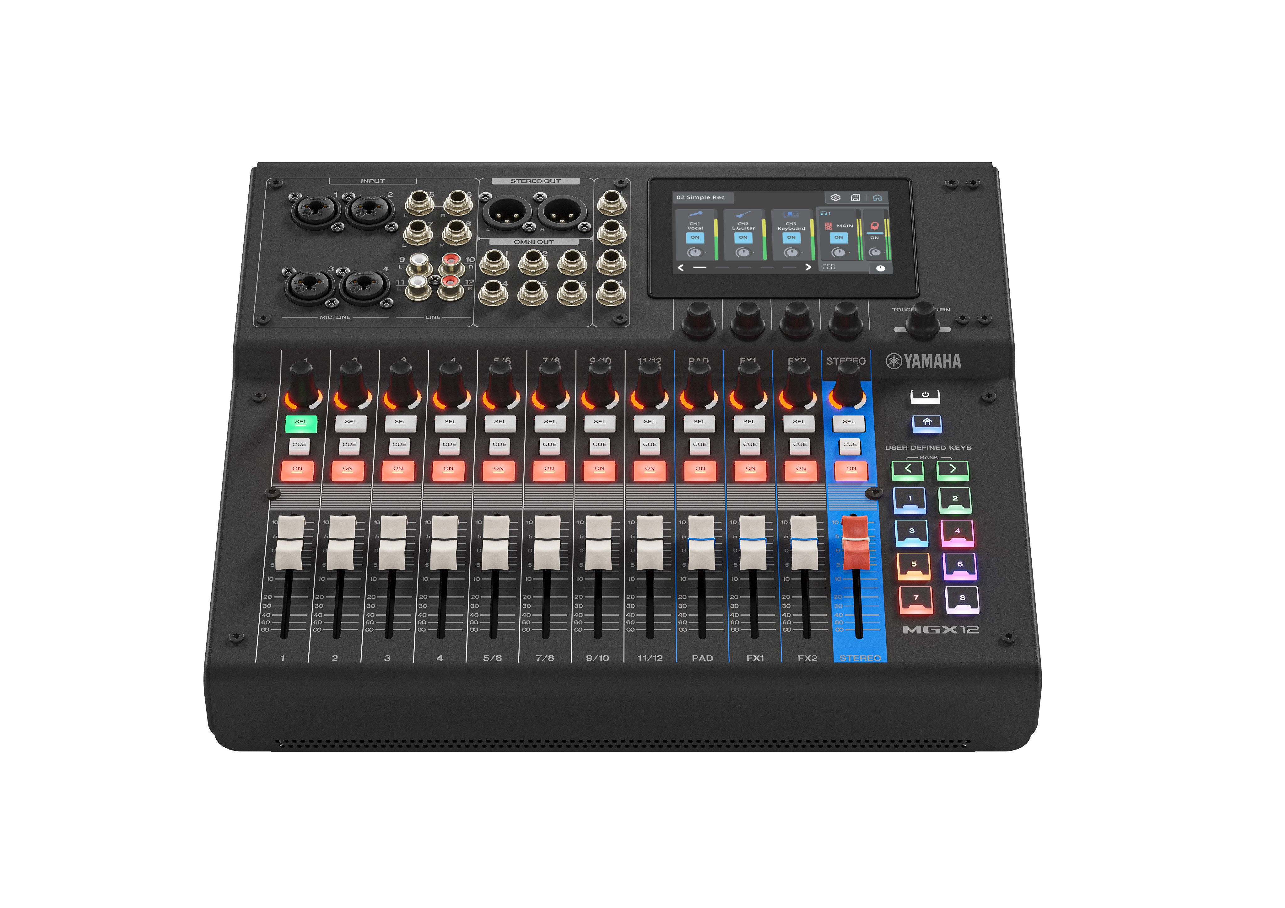 Yamaha Mischpult Yamaha MGX12 schwarz
