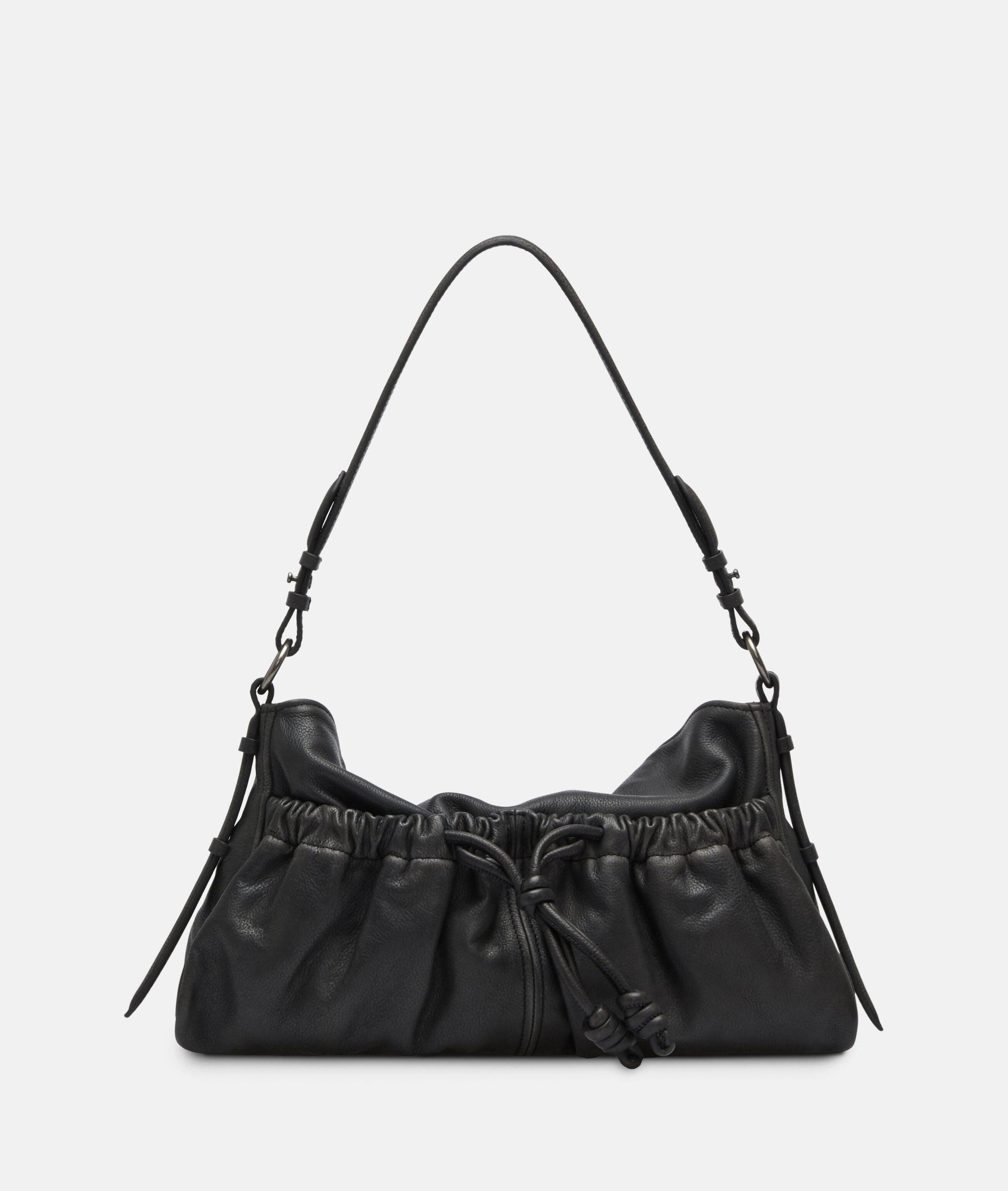 Liebeskind Berlin Schultertasche Elya Schultertasche M, Geräumige Schultertasche mit Vintage-Effekt