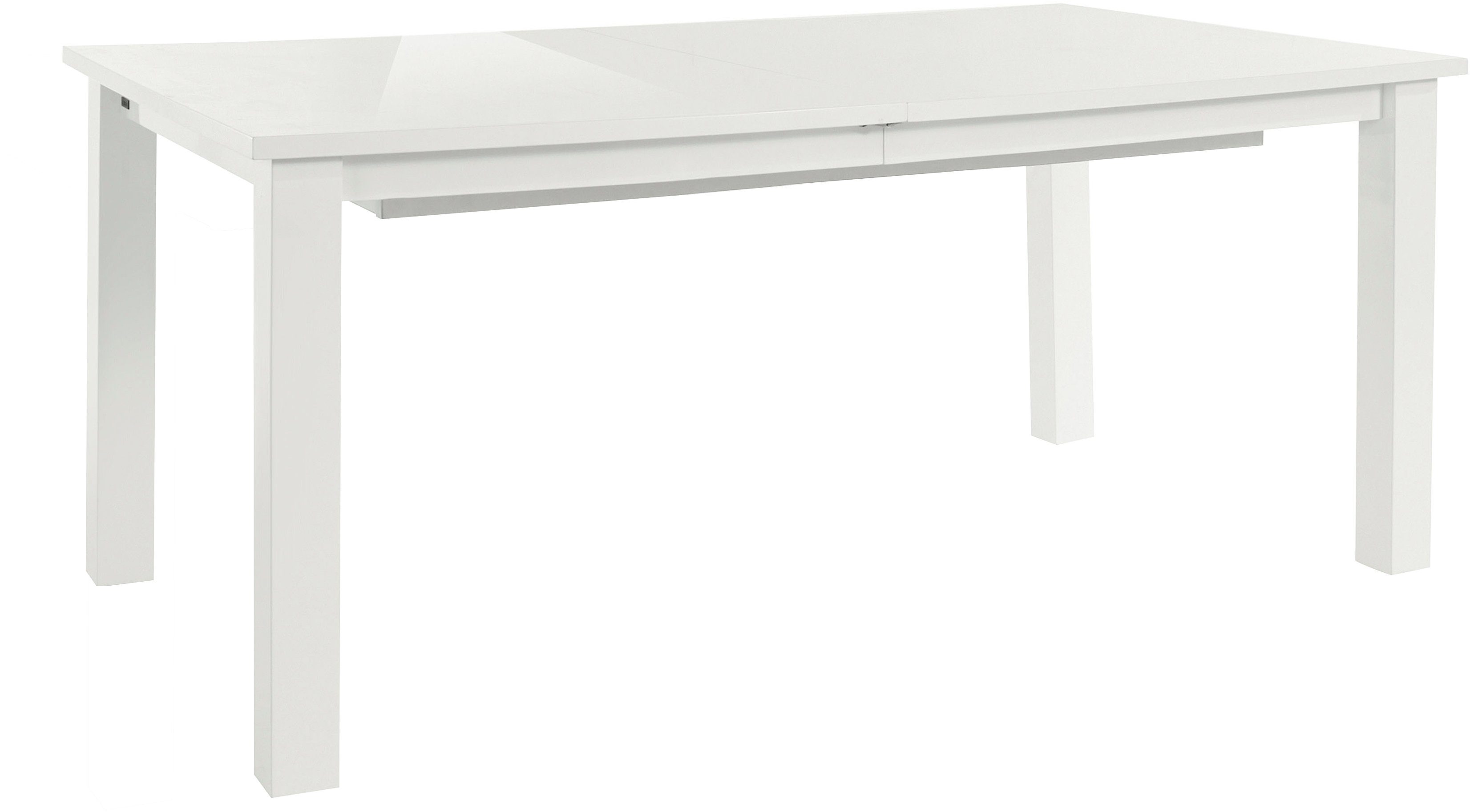 INOSIGN Esstisch Dunja, 76 Tischplatte hochglänzend MDF Einlegetischplatte, cm Höhe lackiert