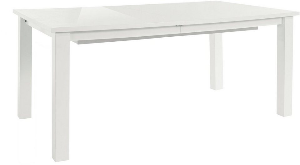 INOSIGN Esstisch Dunja, Tischplatte MDF hochglänzend lackiert,  Einlegetischplatte, Höhe 76 cm