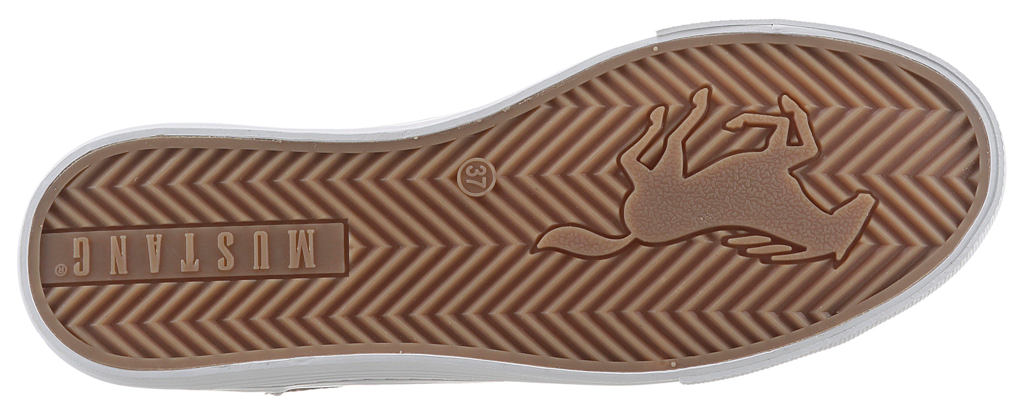 Mustang Shoes Schlupfschuh, Freizeitschuh, Slip-On Sneaker Slipper, Schlupfschuh, Freizeitschuh mit praktischem Gummizug