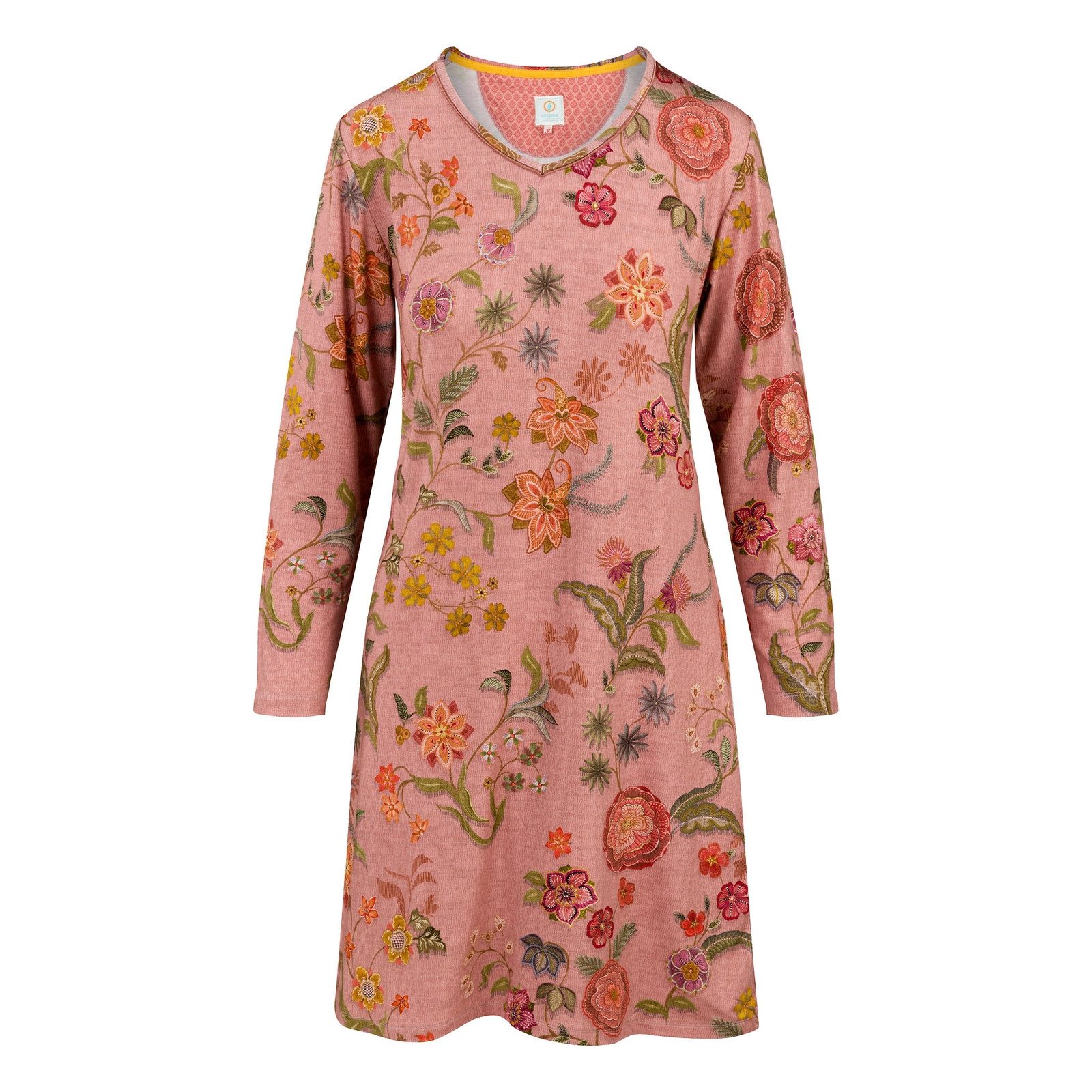 PiP Studio Nachthemd Dana Long Sleeve Nightdress Flower mit floralem Muster