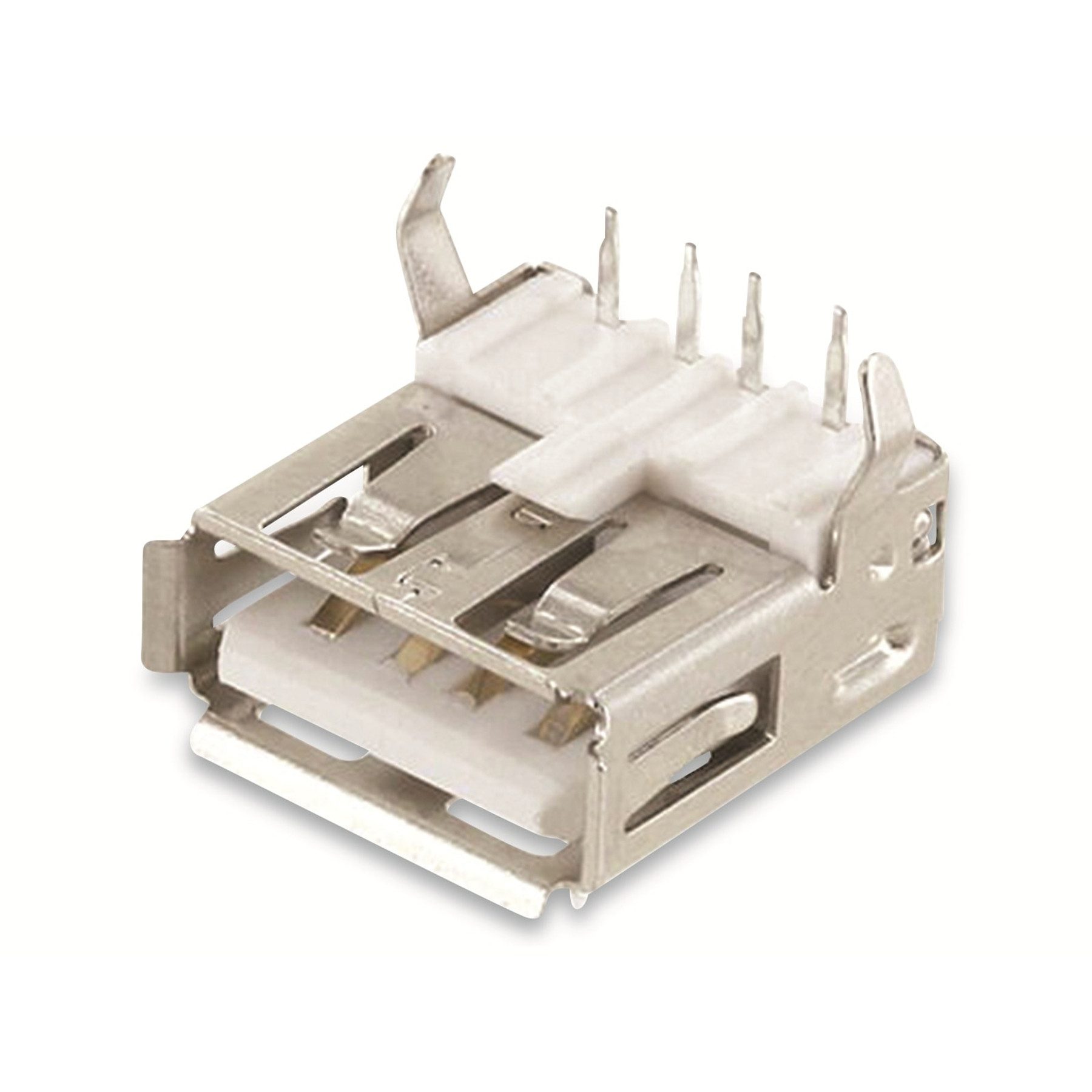 USB-Konfektionsstecker ECON CONNECT USB-A-Buchse, print, abgewinkelt