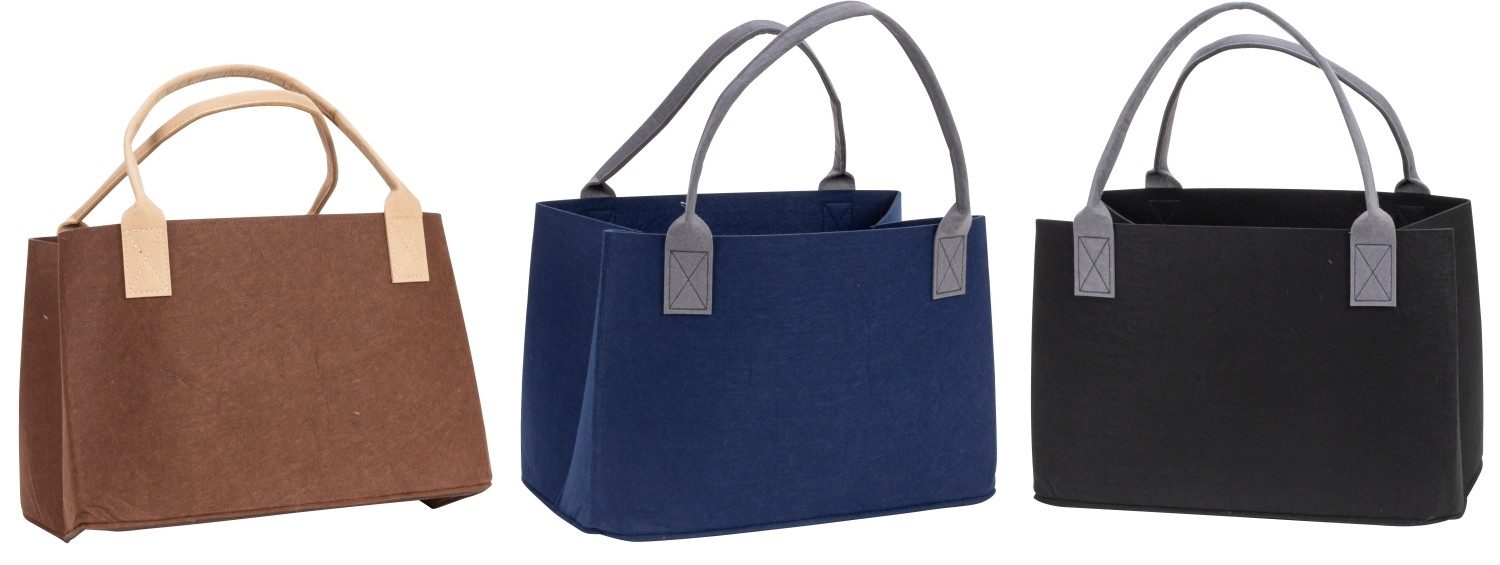 MF Einkaufsshopper Filztasche Unica Ich bin nicht perfekt einzigartig 40 cm