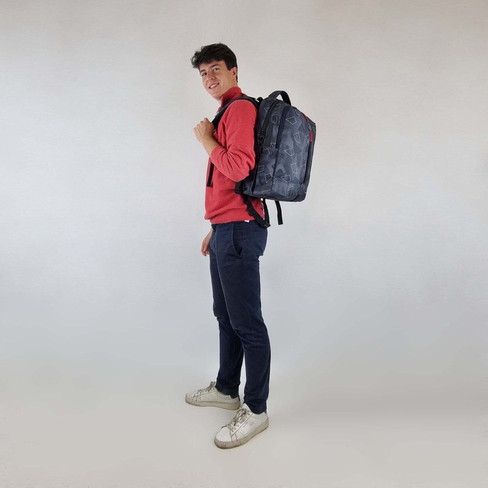 Schneiders Vienna Rucksack SCHNEIDERS Rucksack Elite 2.0 grey polygon