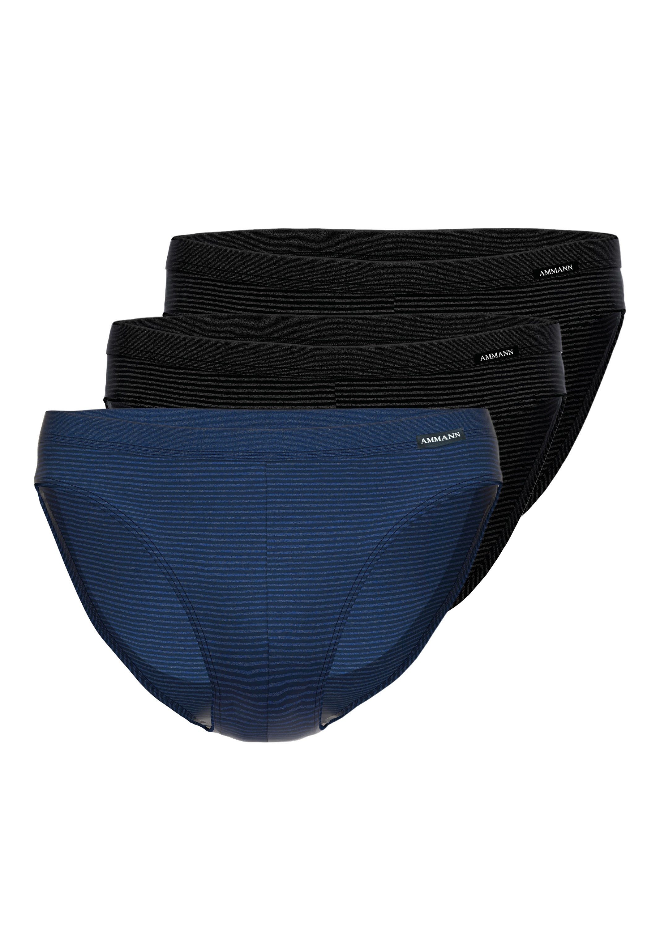 Slip 3er Pack Jeans Feinripp
