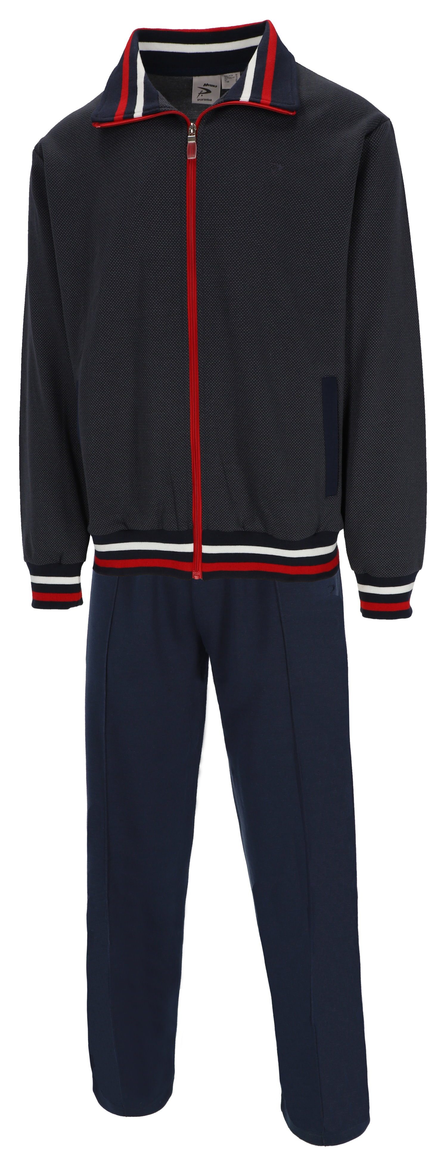 Herbold Sportswear Hausanzug Herren Hausanzug Freizeitanzug (2 tlg) Modisches Design