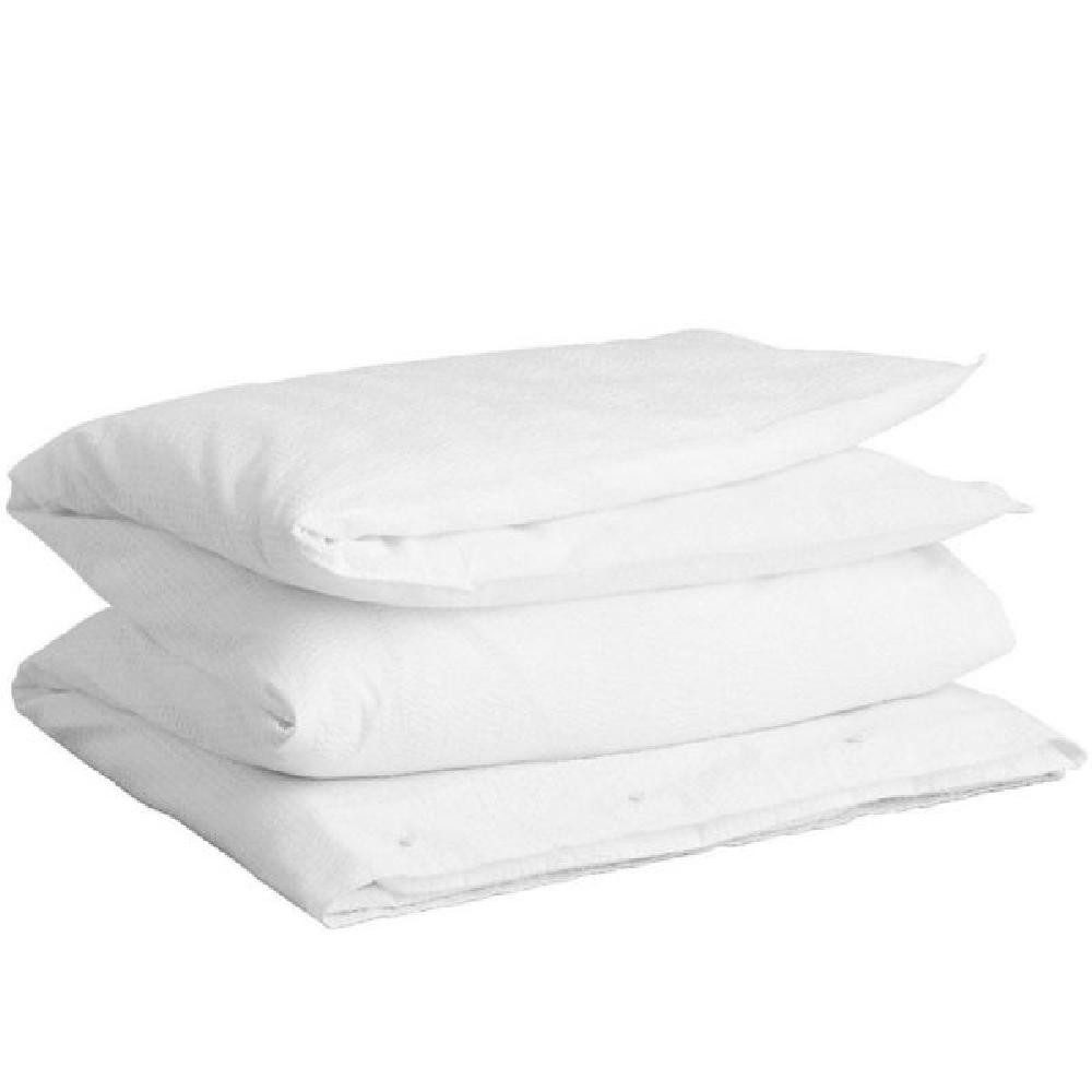 Gant Bettwäsche Gant Home Bettwäsche Seersucker Single Duvet Weiß (155x220cm)