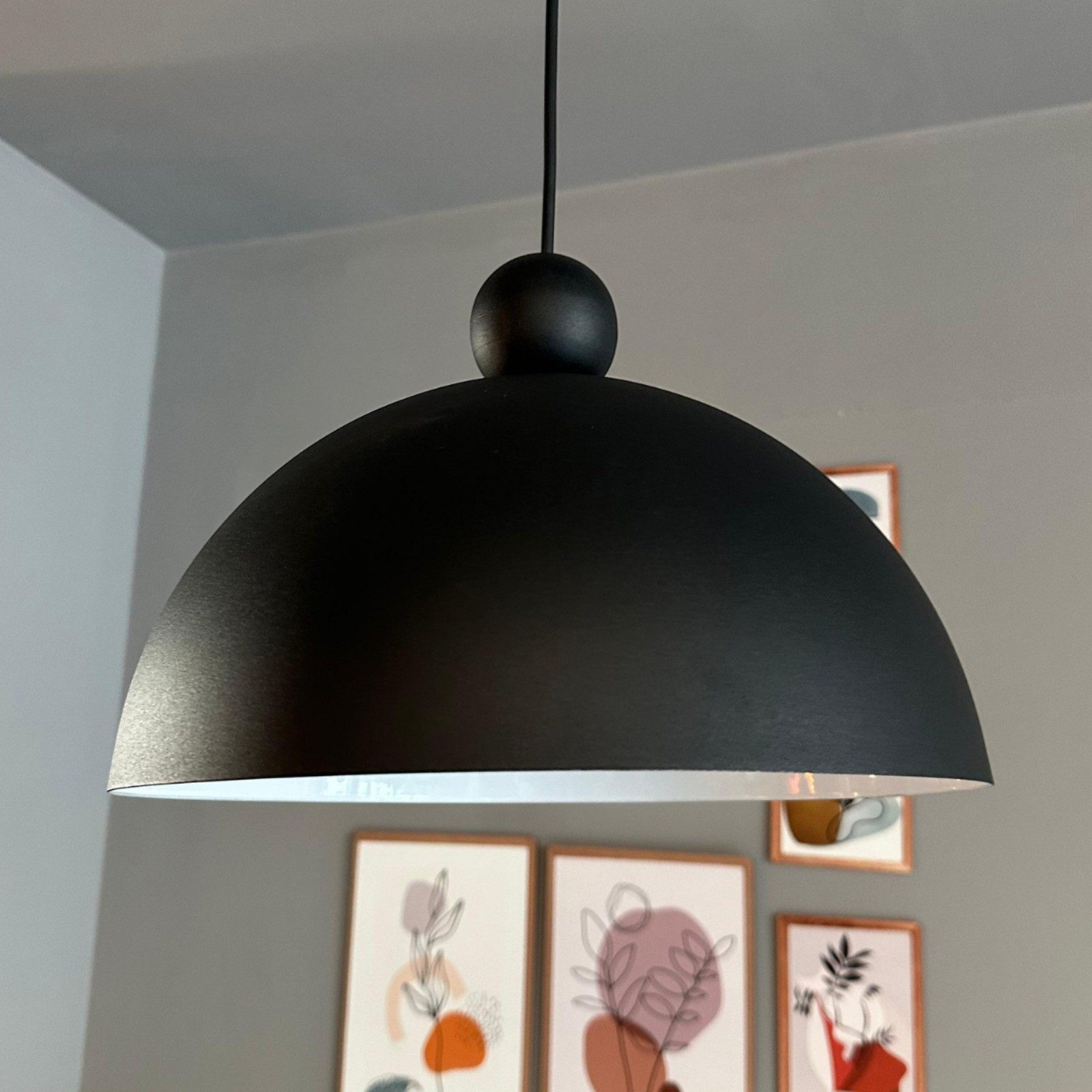 Bamyum Pendelleuchte Pendelleuchte Yimpi Wulst Metall Ø30cm, Modern Hängelampe, ohne Leuchtmittel