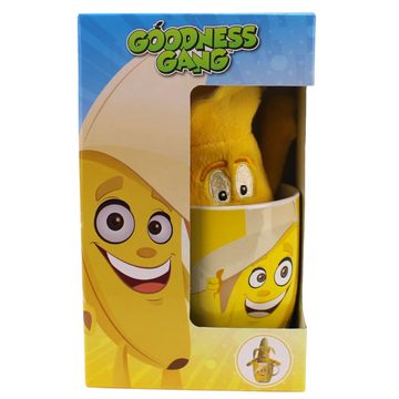 BEMIRO Tierkuscheltier Banane Kuscheltier in 330 ml Tasse "Goodness Gang"