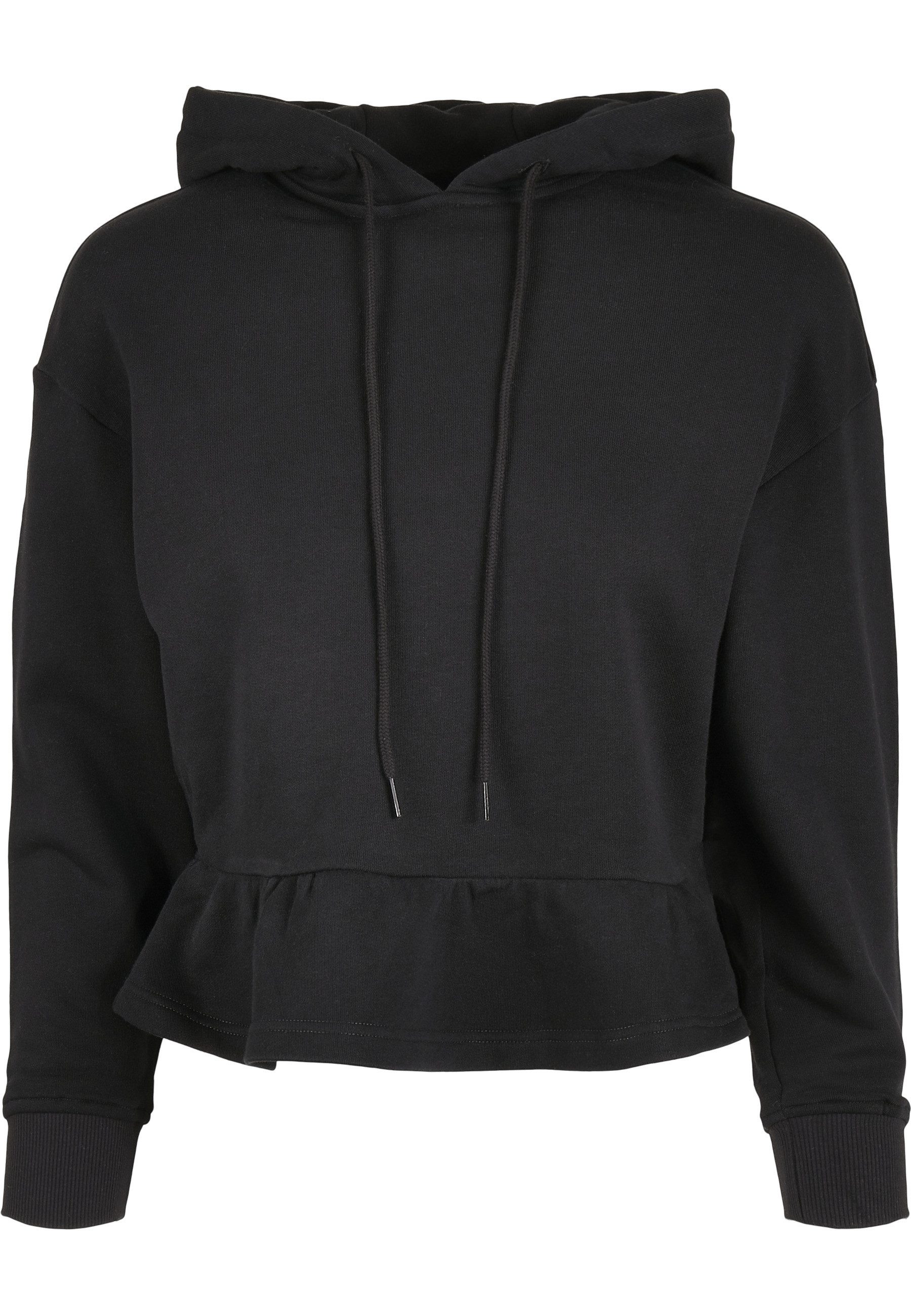 URBAN CLASSICS Kapuzensweatshirt Urban Classics Damen Ladies Organic Volants Hoody (1-tlg)