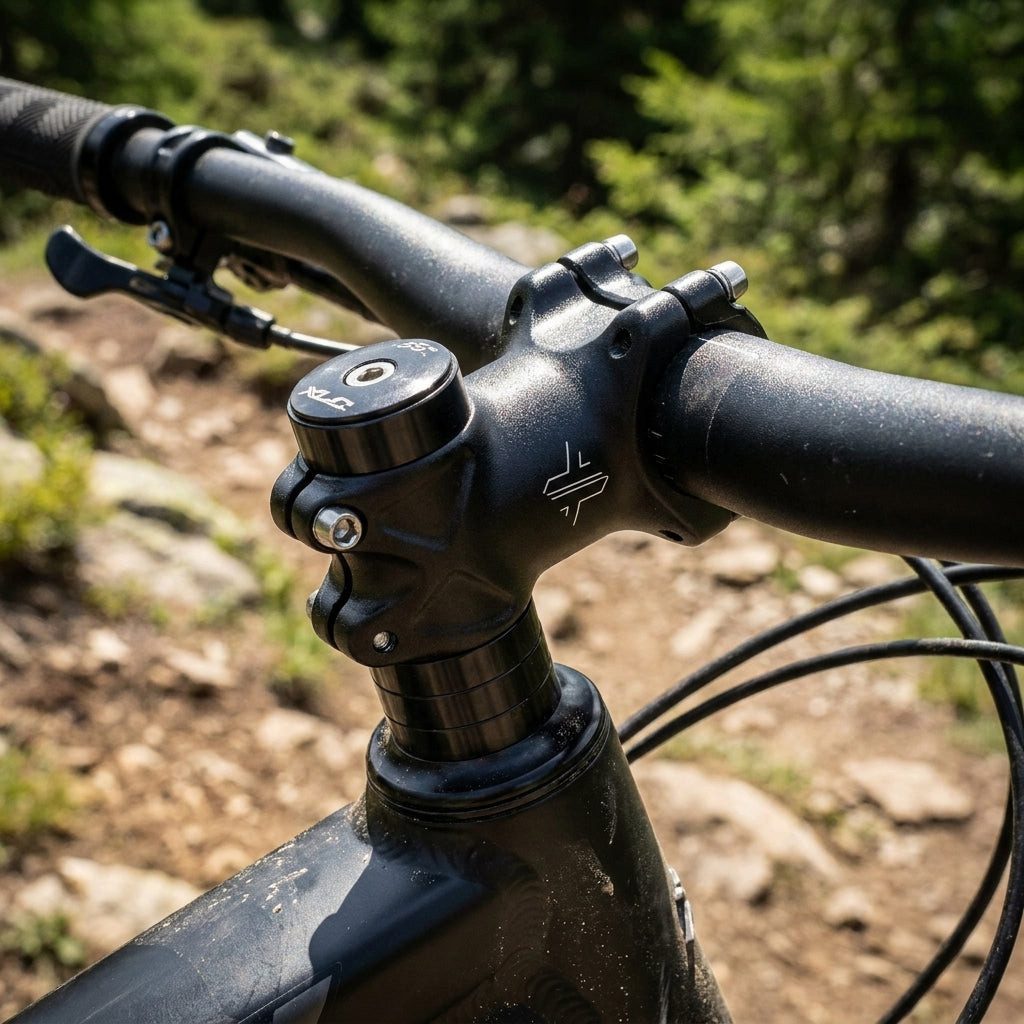 XLC Fahrradlenker XLC Comp Ahead Vorbau ST-M15 Aluschwarz 35° 1 1/8" Ø 31,8mm 90mm