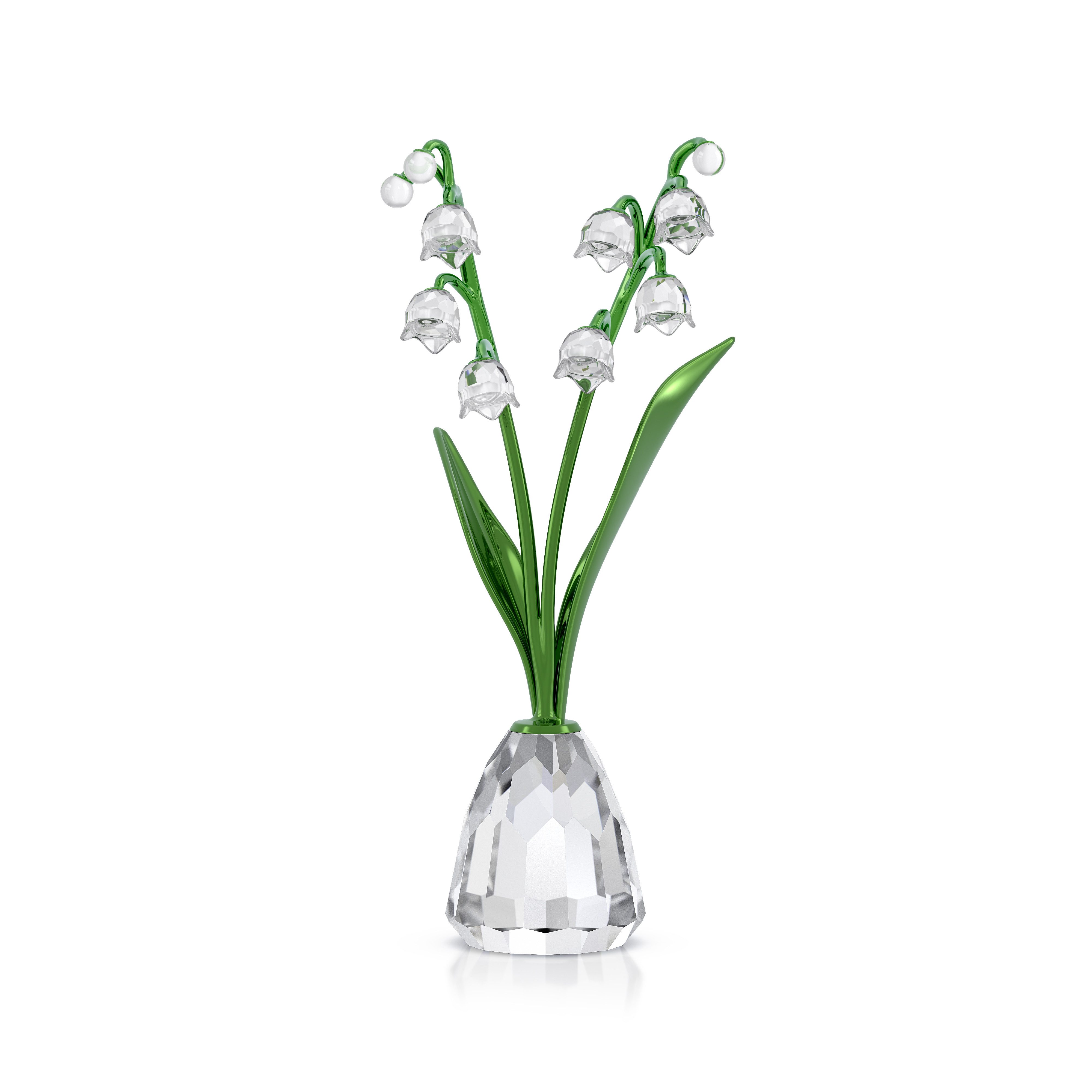 Swarovski Glasblume Kristallfigur Sammelfigur FLORERE LILY OF THE VALLEY (1 St), Swarovski® Kristall