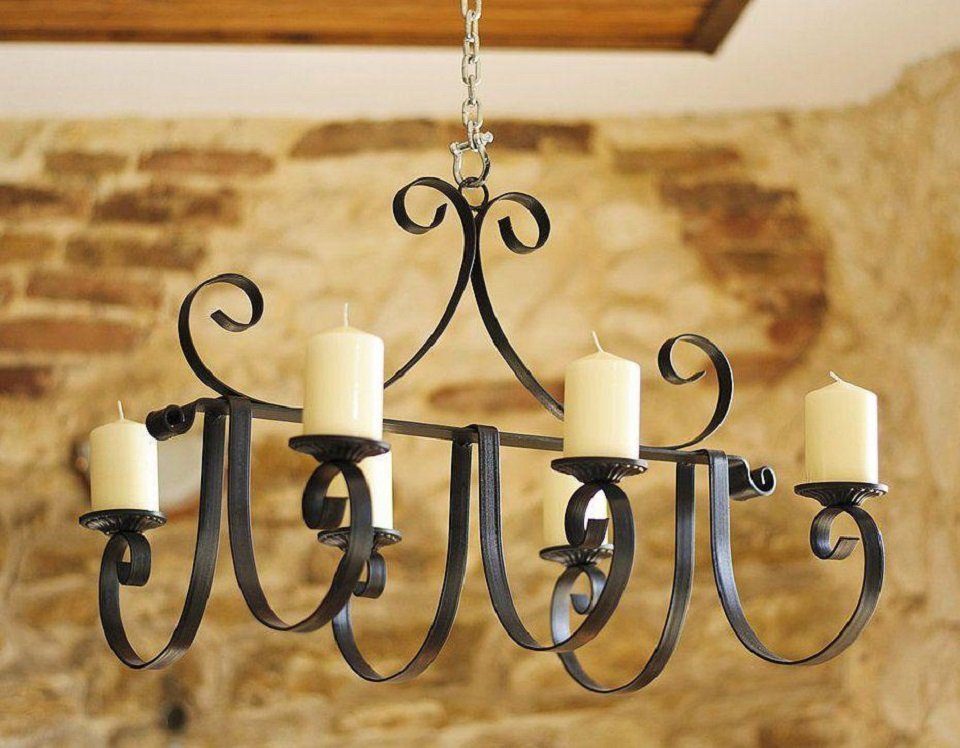 DanDiBo Kronleuchter Metall 60 cm Kerzenhalter Kerzenständer Hängeleuchter