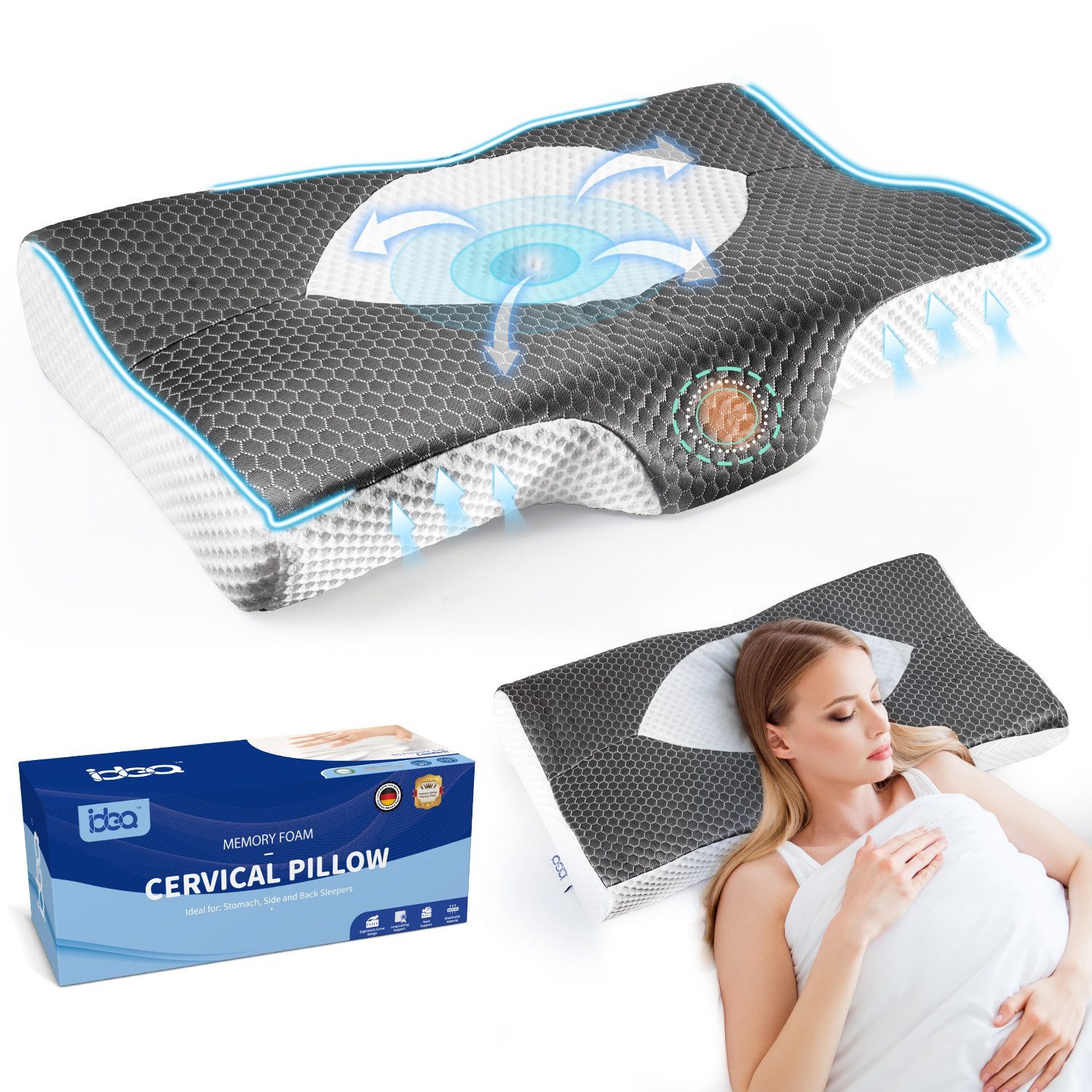 Esun Kopfkissen Memory Foam Kissen Kopfkissen, günstig online kaufen